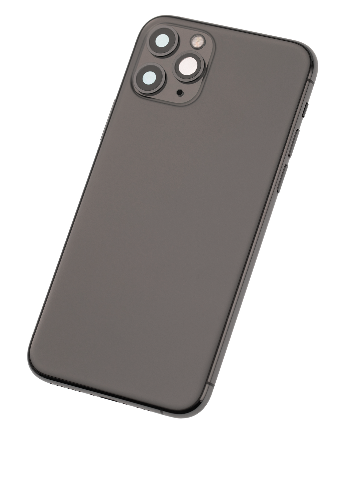 Back Housing W/ Small Components Pre-Installed For iPhone 11 Pro (Used OEM Pull: Grade B) (Matte Space Gray)