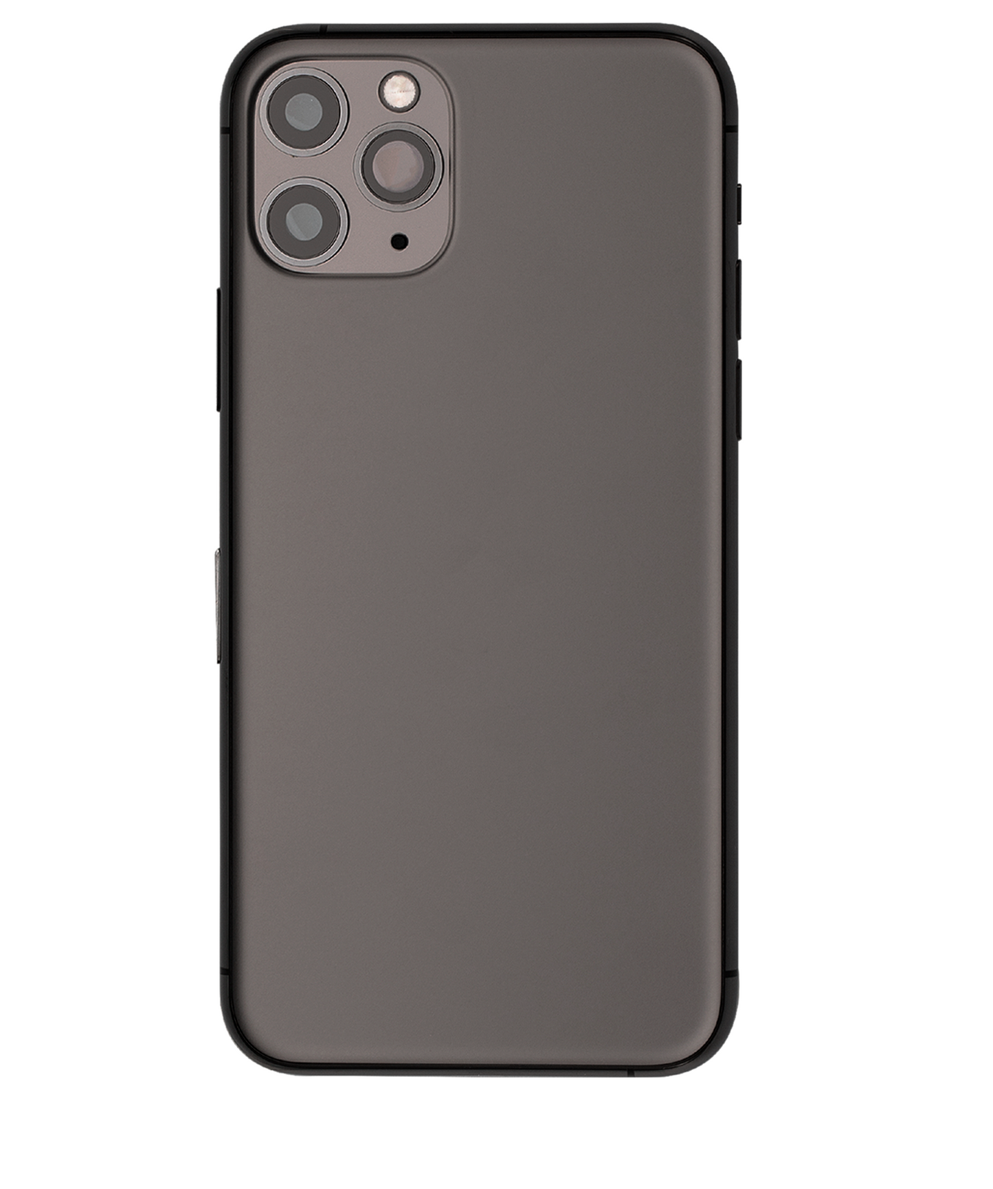 Back Housing W/ Small Components Pre-Installed For iPhone 11 Pro (Used OEM Pull: Grade B) (Matte Space Gray)