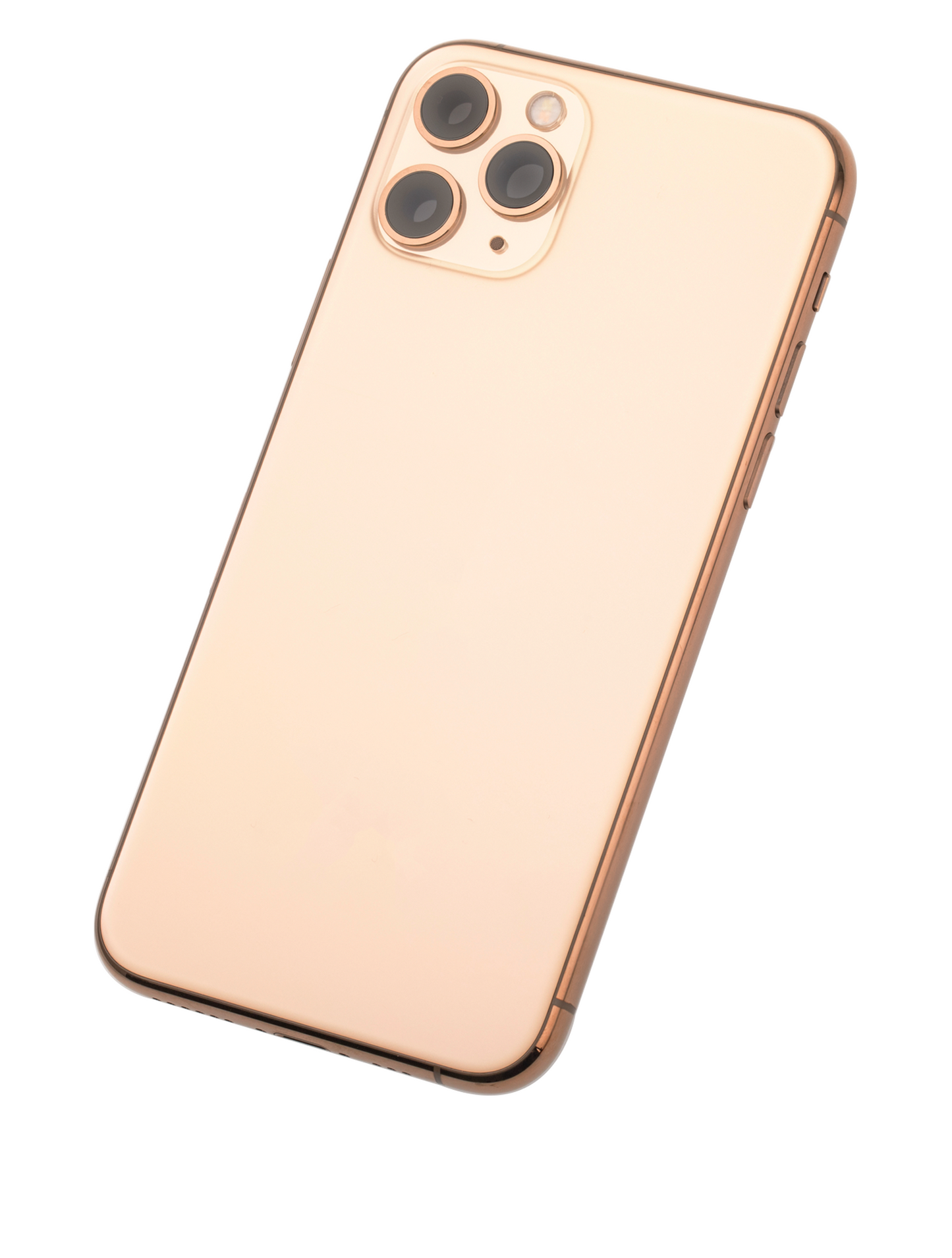 Back Housing W/ Small Components Pre-Installed For iPhone 11 Pro (Used OEM Pull: Grade B) (Gold)