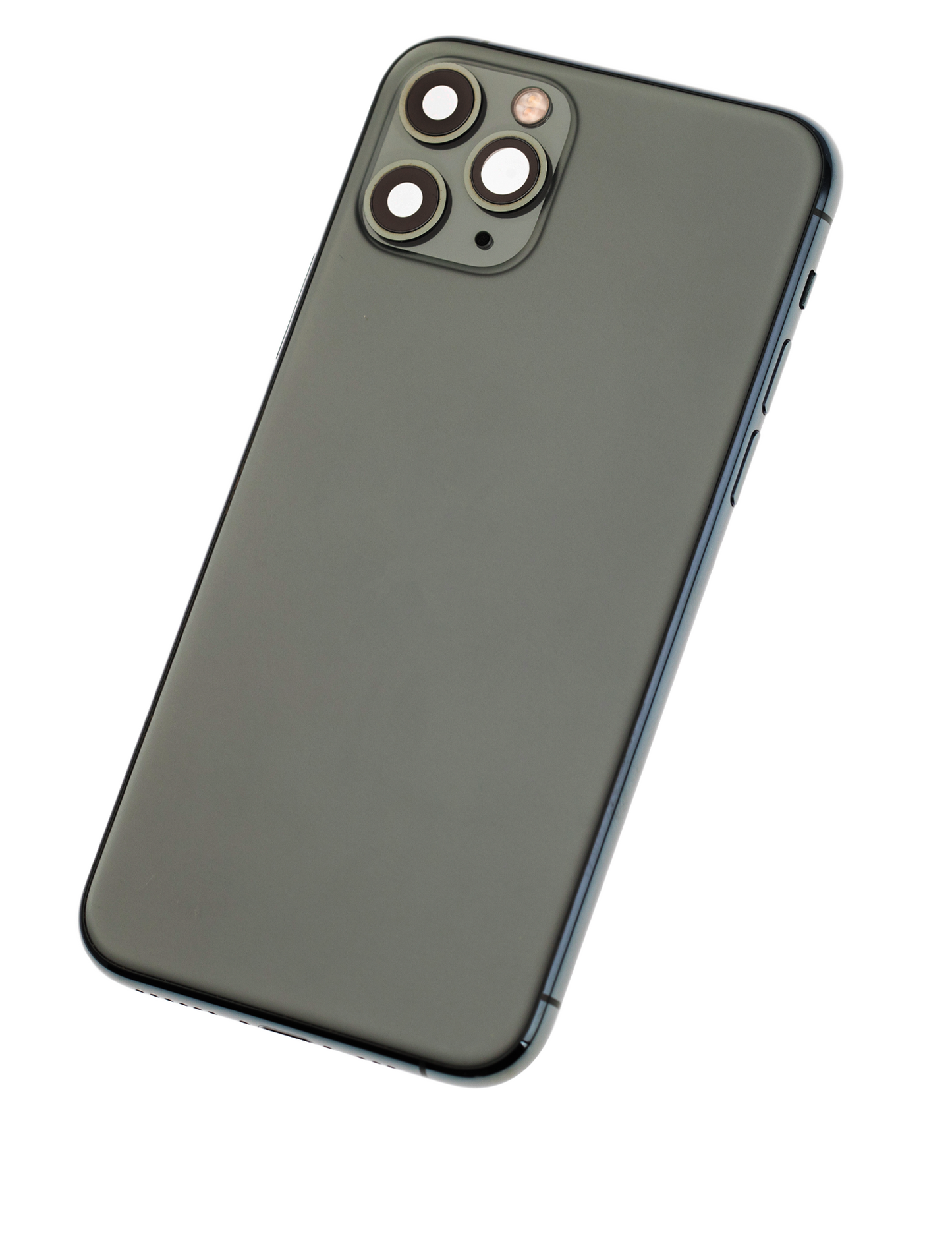 Back Housing W/ Small Components Pre-Installed For iPhone 11 Pro (Used OEM Pull: Grade B) (Midnight Green)