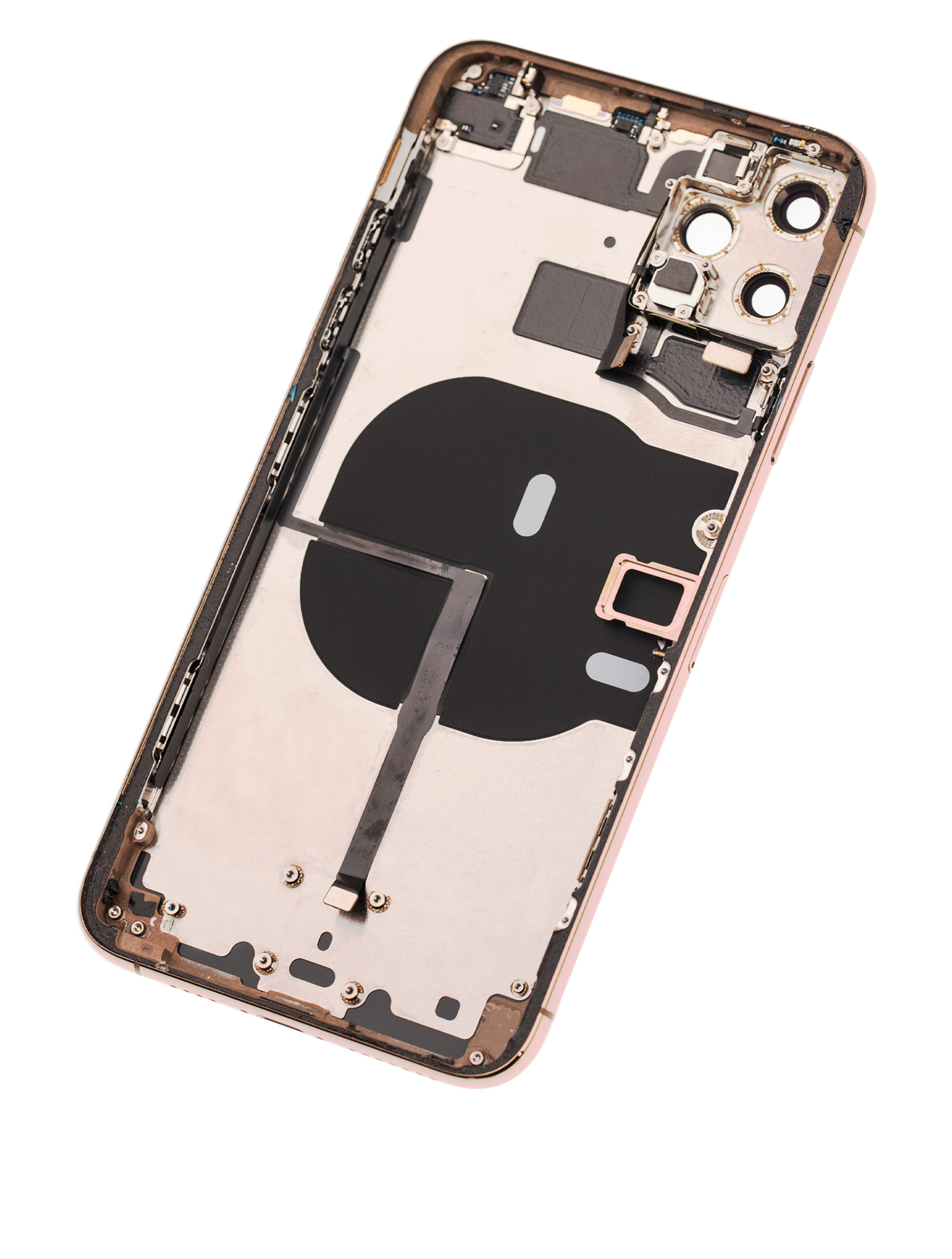 Back Housing W/ Small Parts For iPhone 11 Pro Max (Used OEM Pull: Grade A) (Gold)