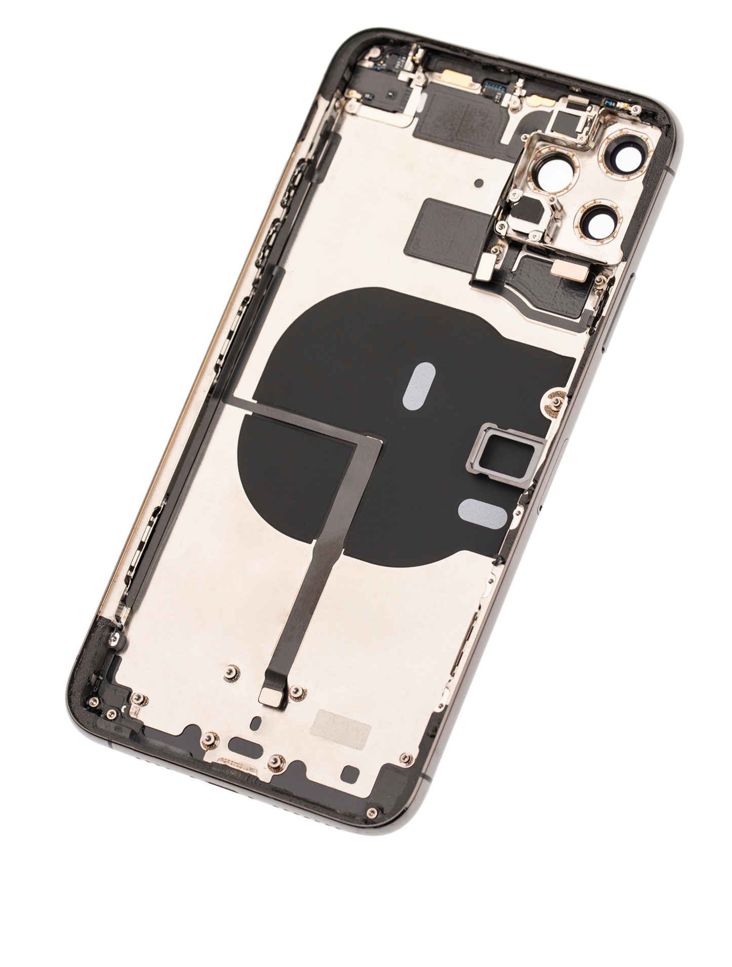 Back Housing W/ Small Parts For iPhone 11 Pro Max (Used OEM Pull: Grade B) (Space Gray)