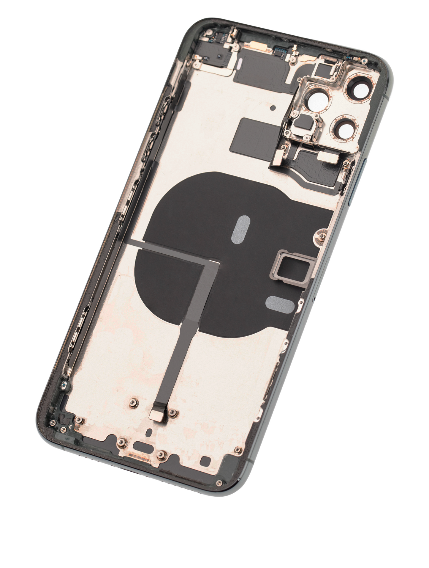 Back Housing W/ Small Parts For iPhone 11 Pro Max (Used OEM Pull: Grade B) (Midnight Green)