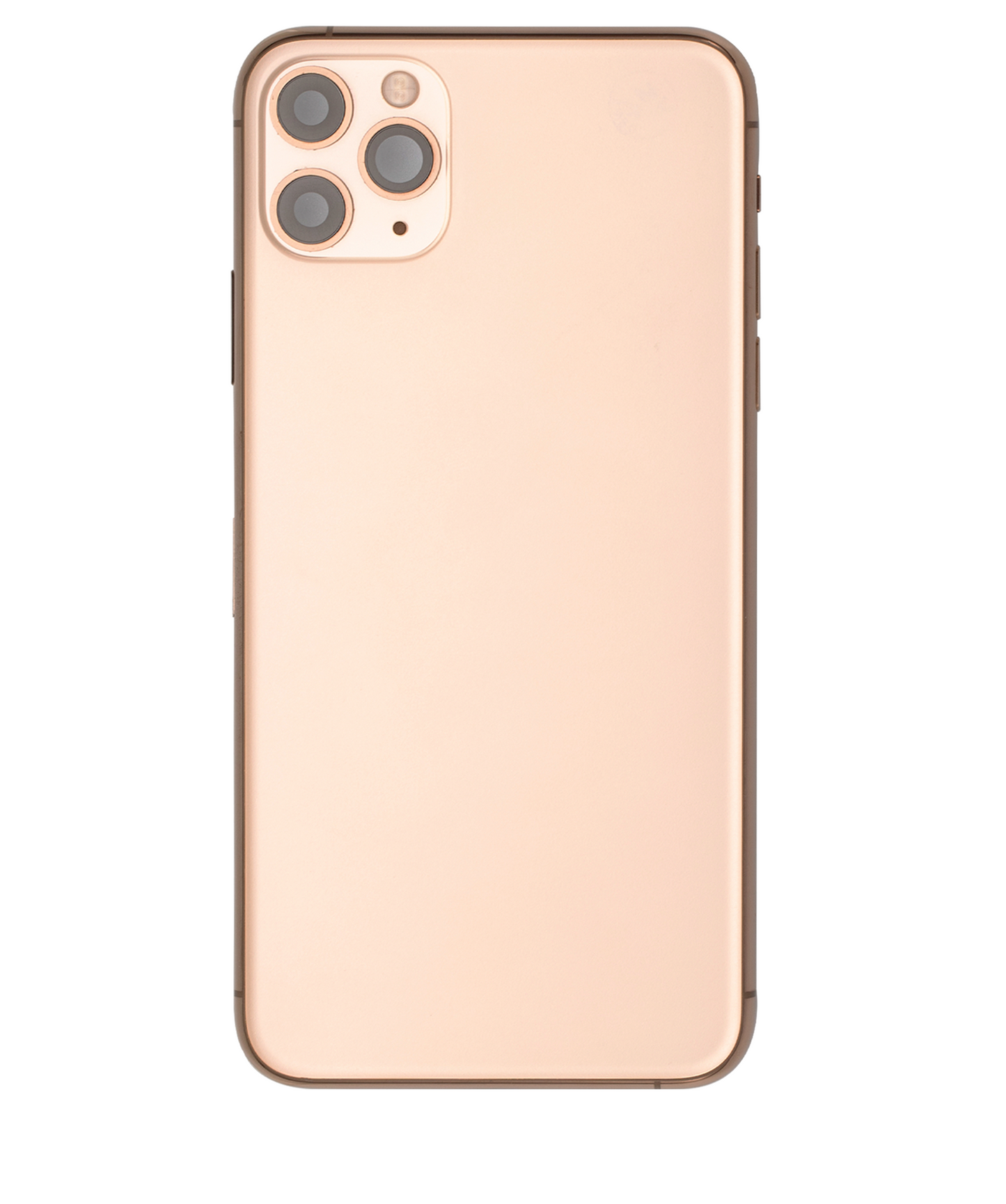 Back Housing W/ Small Parts For iPhone 11 Pro Max (Used OEM Pull: Grade C) (Gold)