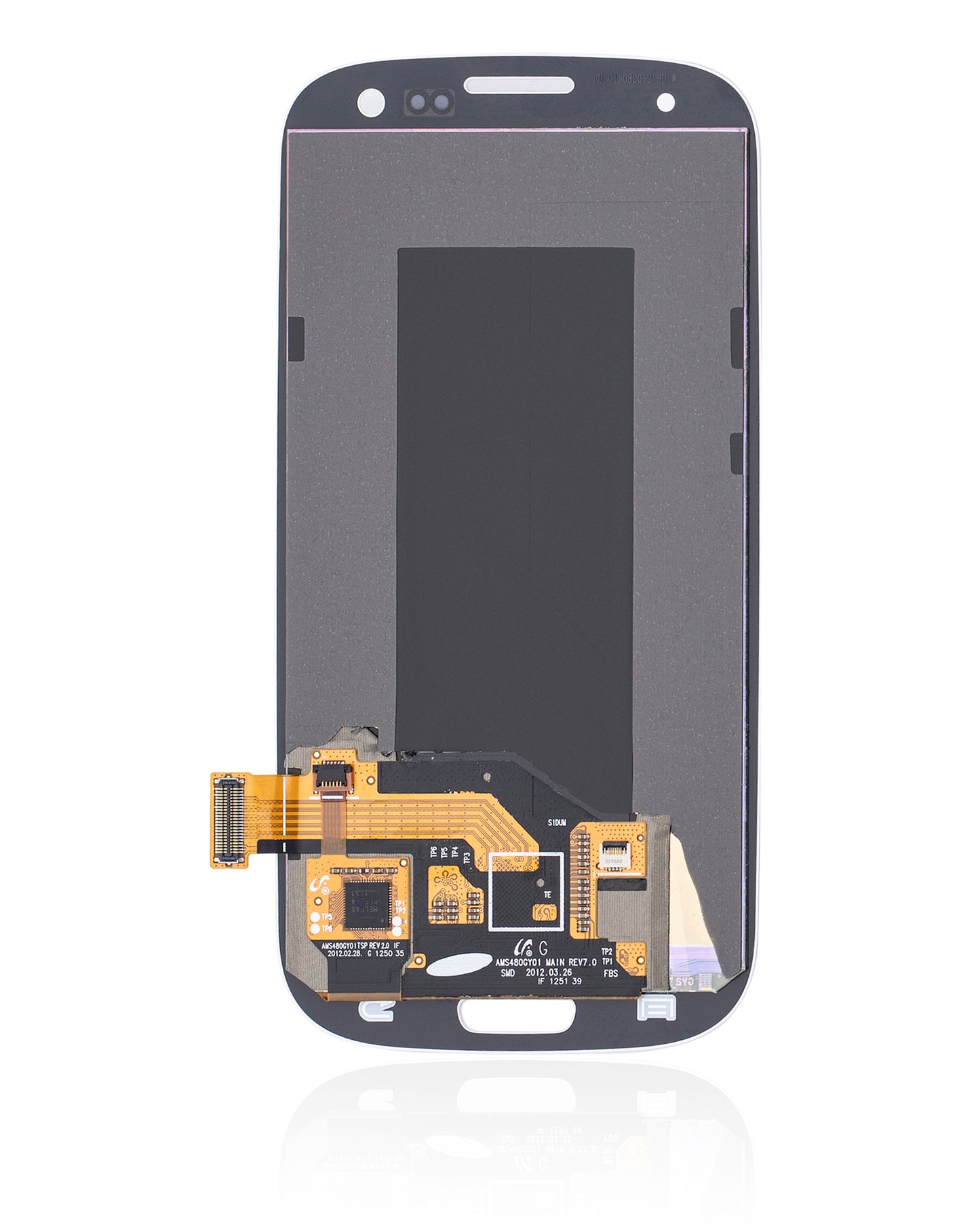 LCD Assembly Without Frame For Samsung Galaxy S3 (Refurbished) (White)