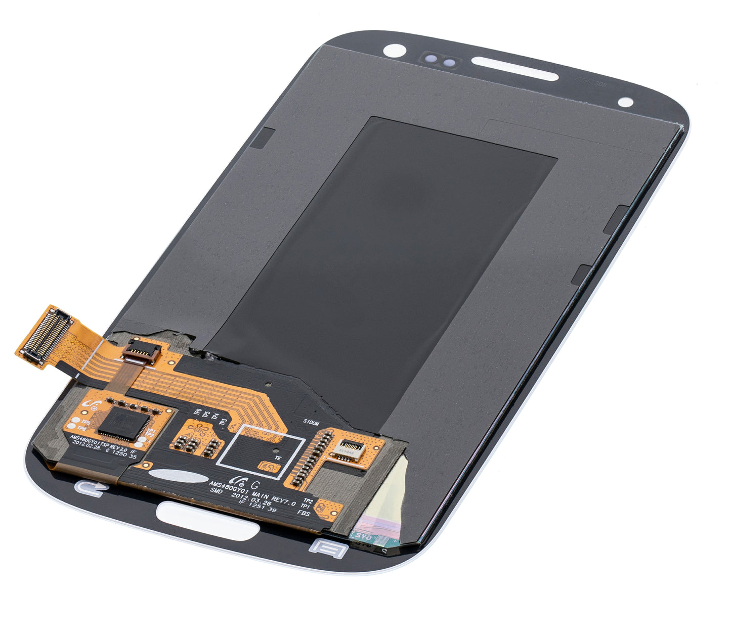 LCD Assembly Without Frame For Samsung Galaxy S3 (Refurbished) (White)