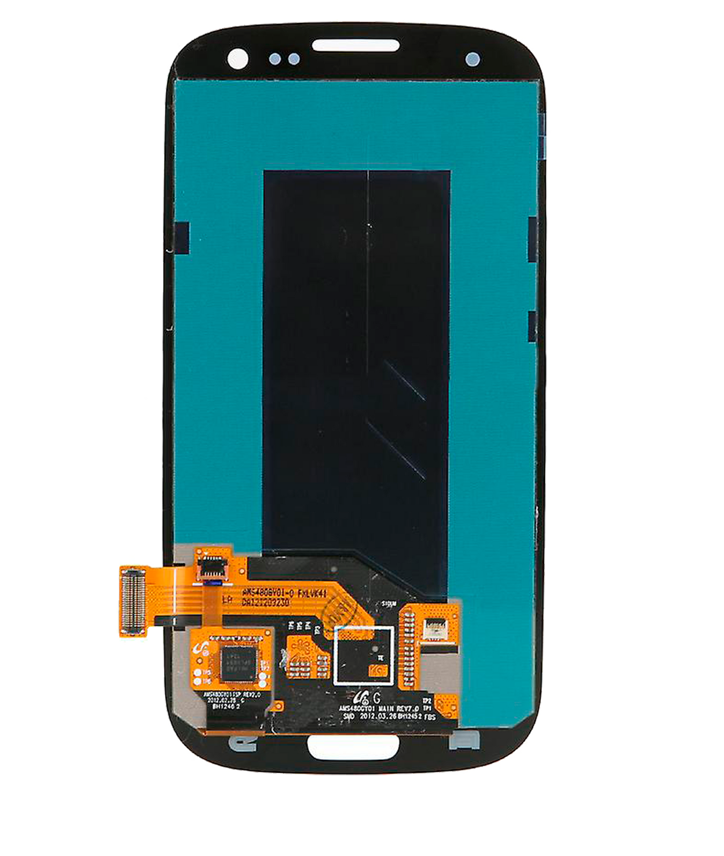 LCD Assembly Without Frame For Samsung Galaxy S3 (Refurbished) (Blue)