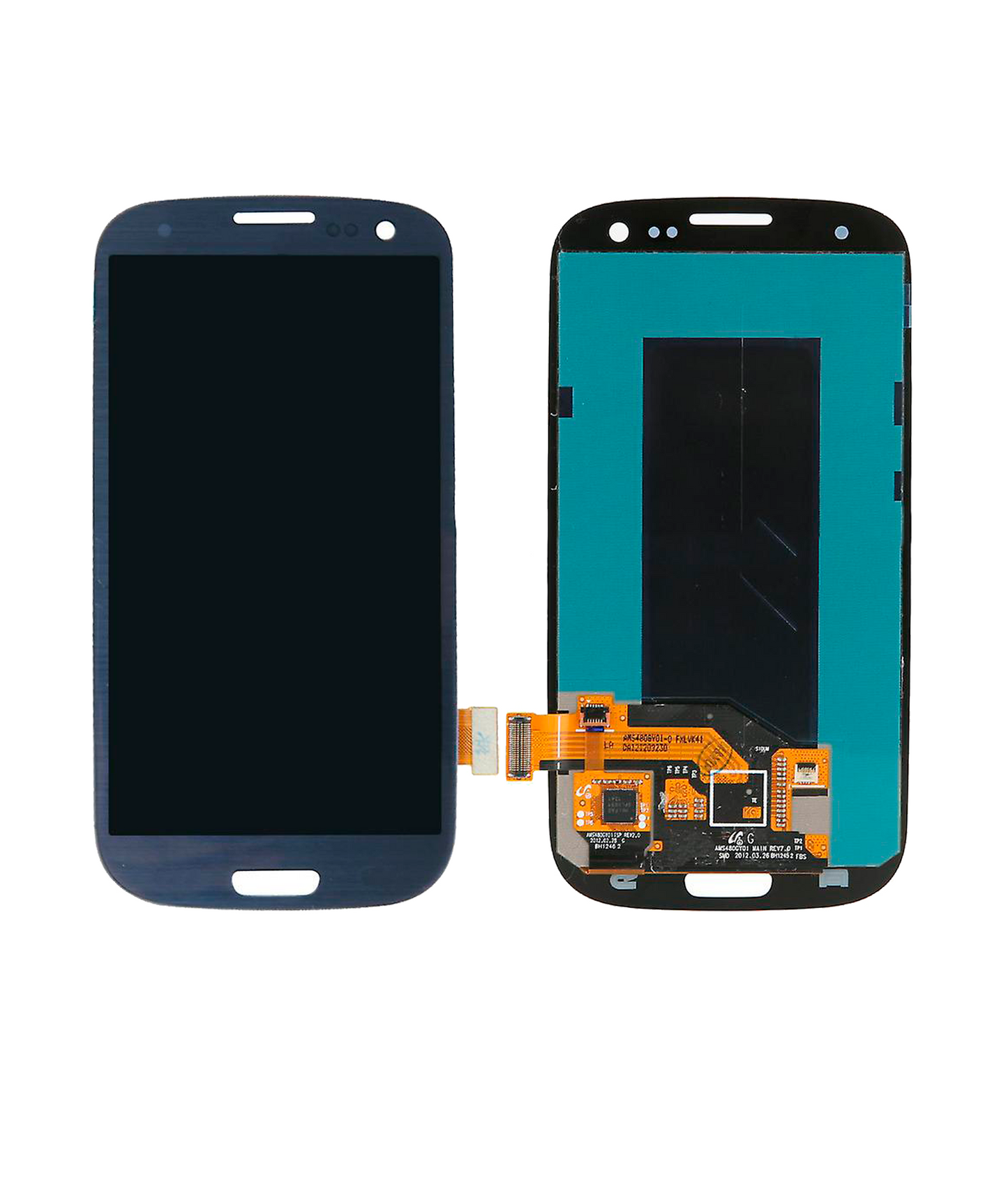 LCD Assembly Without Frame For Samsung Galaxy S3 (Refurbished) (Blue)