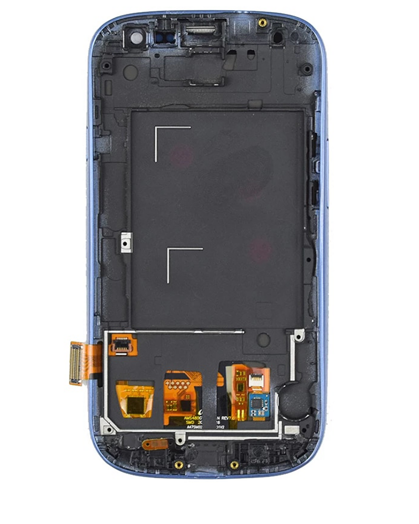 LCD Assembly With Frame For Samsung Galaxy S3 (i535 / S968C) (Verizon / Straight Talk) (Refurbished) (Blue)