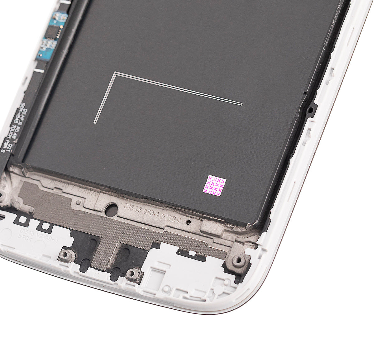 OLED Assembly With Frame For Samsung Galaxy S4 (I545 / L720 / R970) (Verizon & Sprint) (Refurbished) (White)