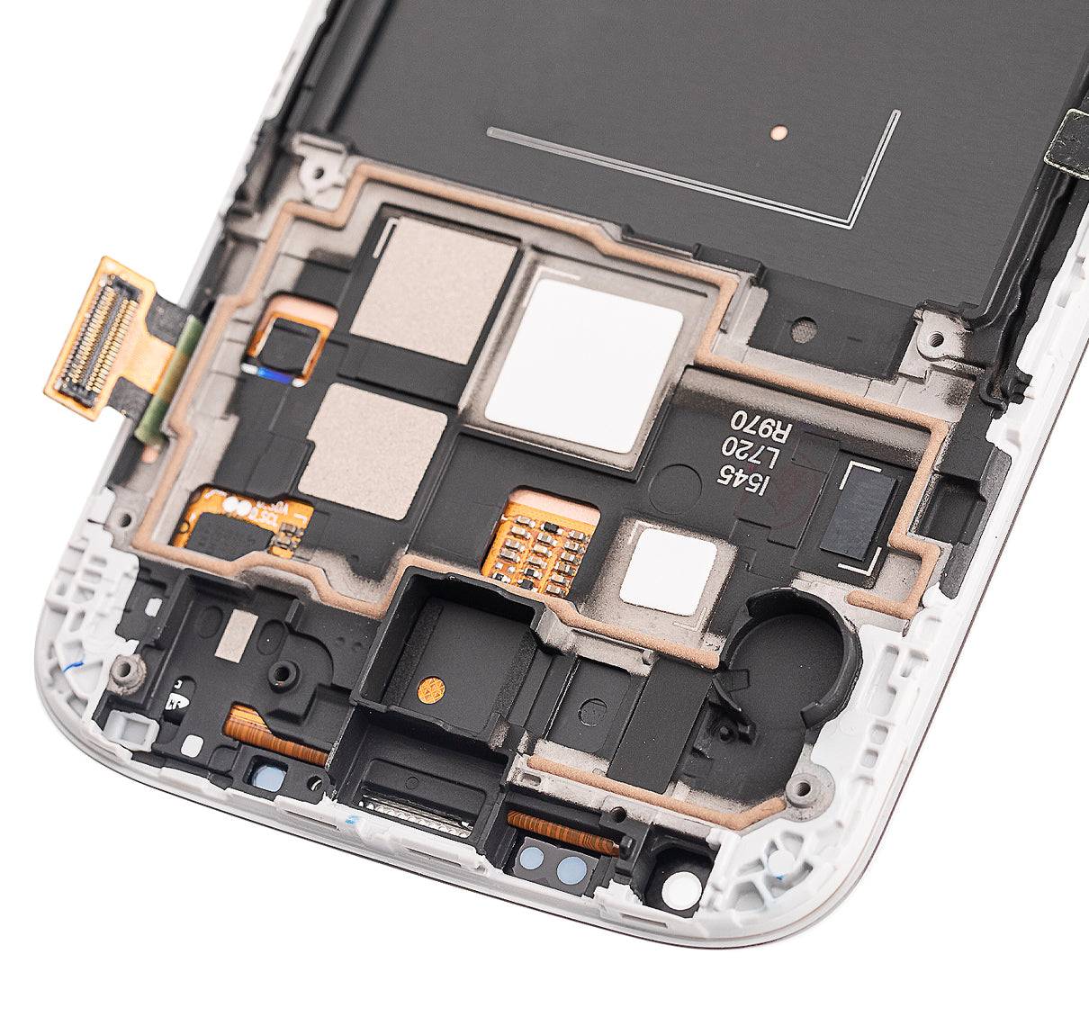 OLED Assembly With Frame For Samsung Galaxy S4 (I545 / L720 / R970) (Verizon & Sprint) (Refurbished) (White)