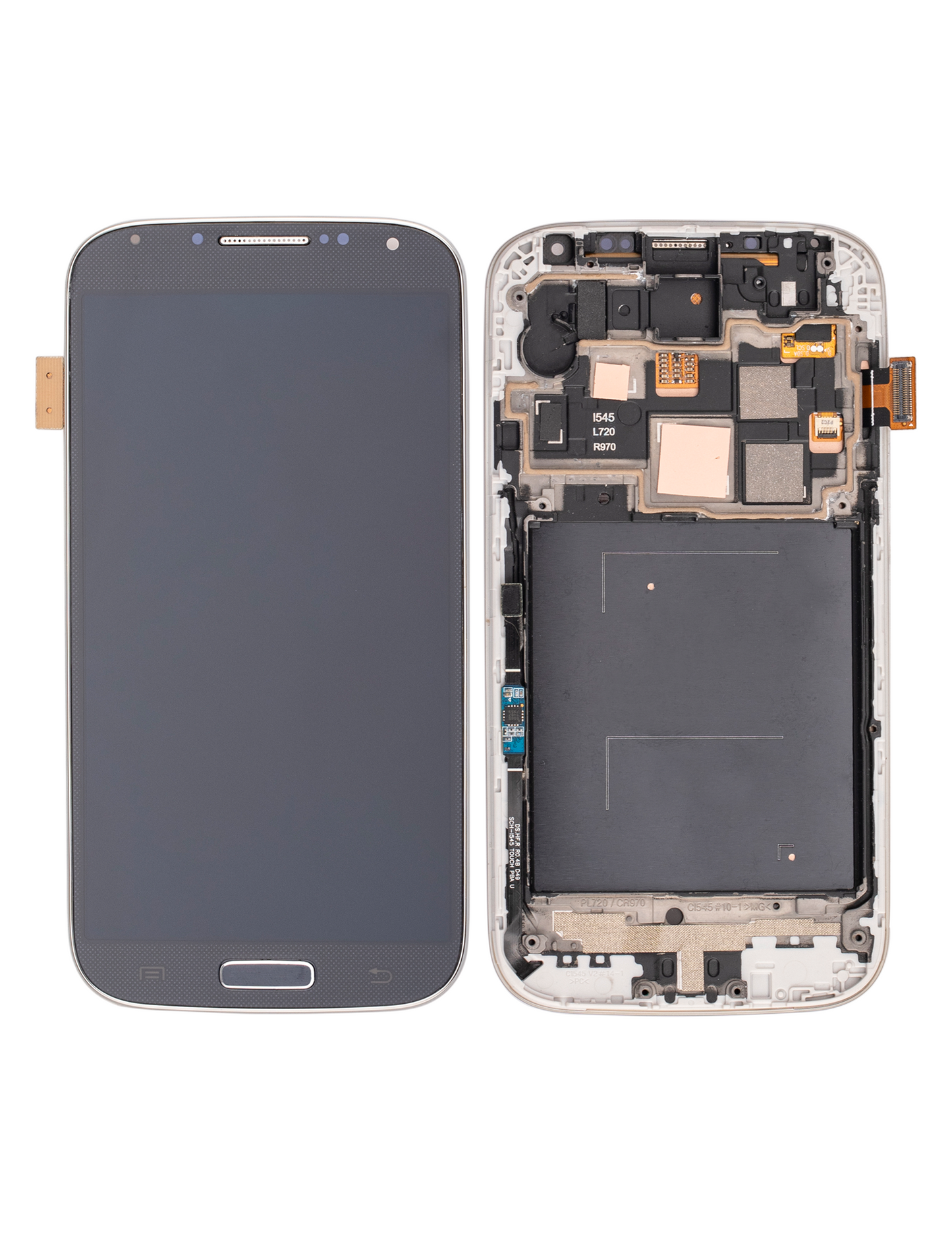OLED Assembly With Frame For Samsung Galaxy S4 (i545 / L720 / R970) (Verizon & Sprint) (Refurbished) (Black)