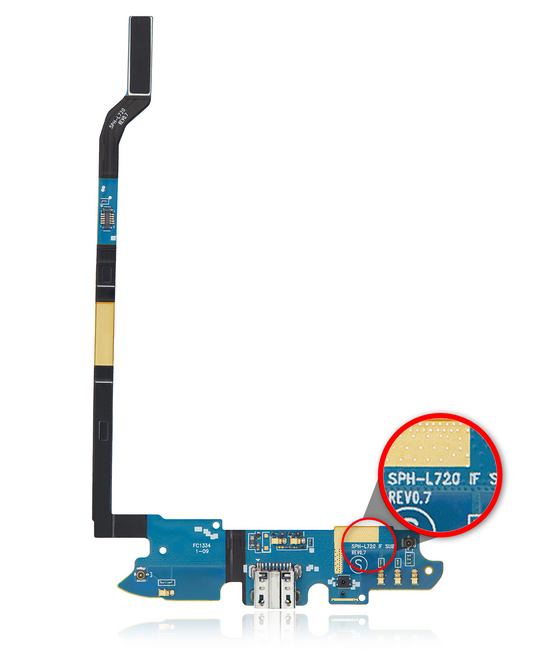 Charging Port Flex Cable For Samsung Galaxy S4 (L720) (Sprint)