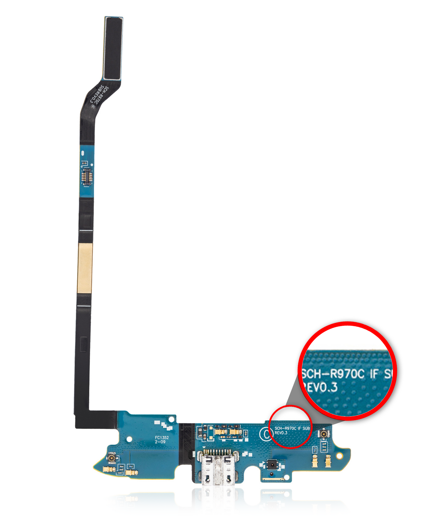 Charging Port Flex Cable For Samsung Galaxy S4 (R970) (US Cellular)