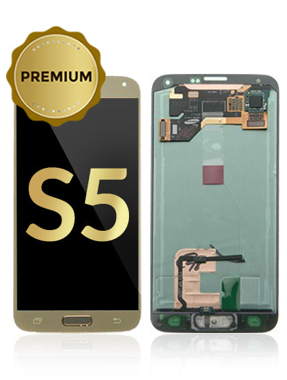 LCD Assembly Without Frame For Samsung Galaxy S5 (Service Pack) (Gold)