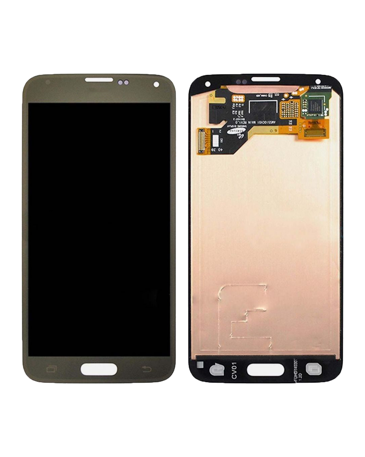 LCD Assembly Without Frame For Samsung Galaxy S5 (Service Pack) (Gold)