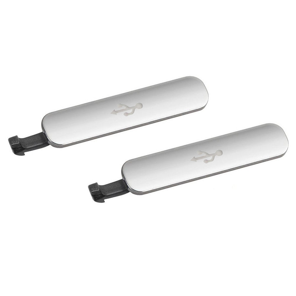 Charging Port Cover For Samsung Galaxy S5 (Silver)