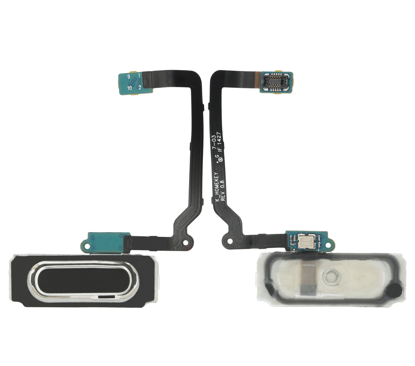 Home Button With Flex Cable For Samsung Galaxy S5 (Black)
