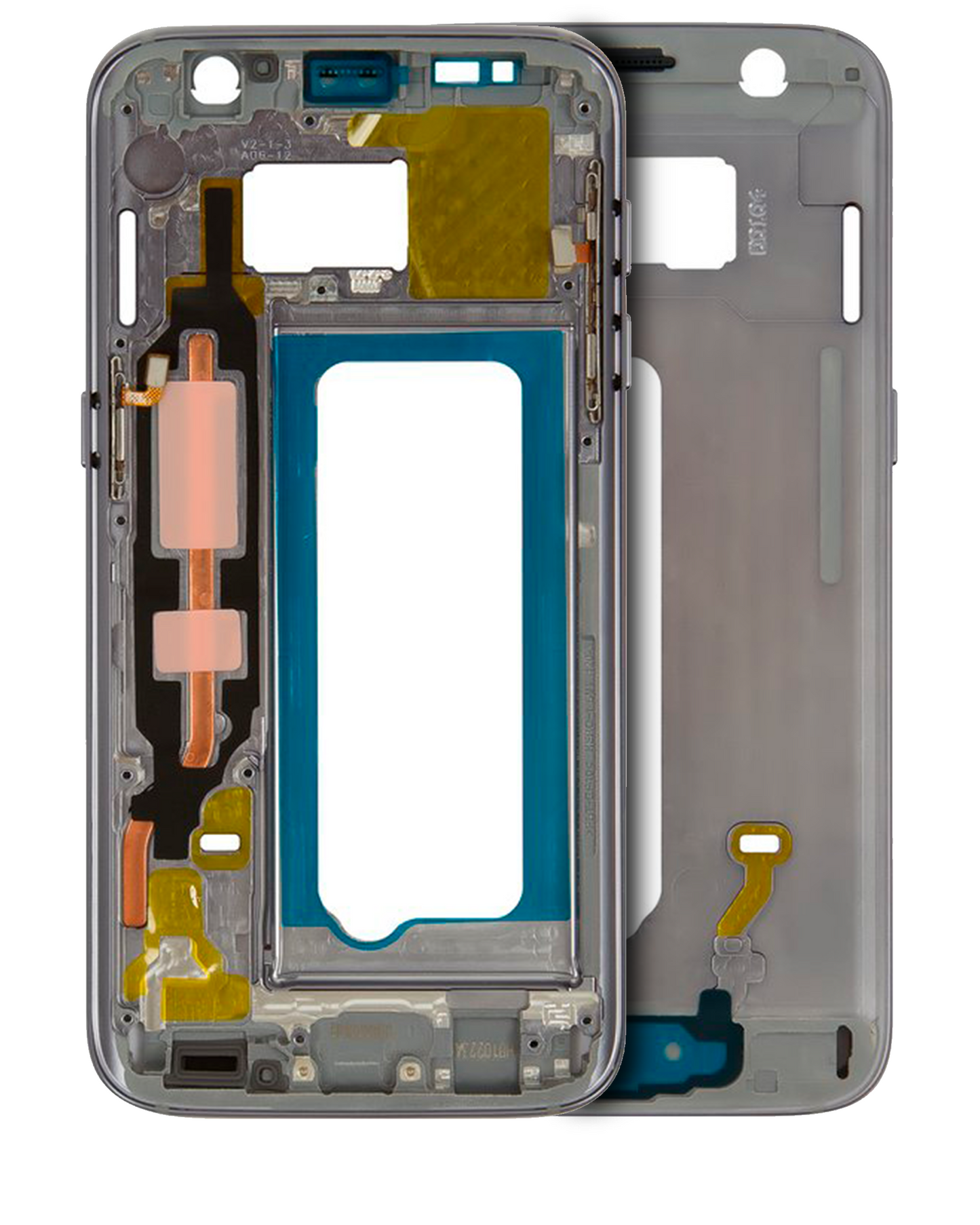 Mid-Frame Housing For Samsung Galaxy S7 (With Small Parts) (Black)