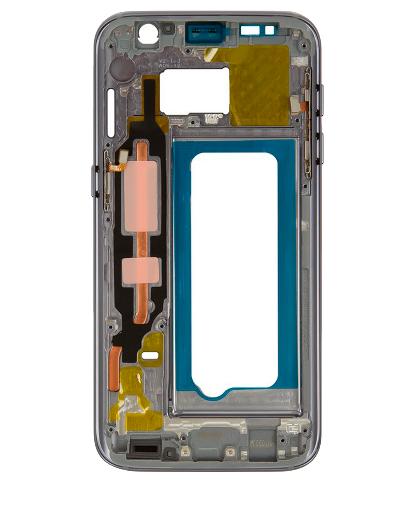 Mid-Frame Housing For Samsung Galaxy S7 (With Small Parts) (Black)