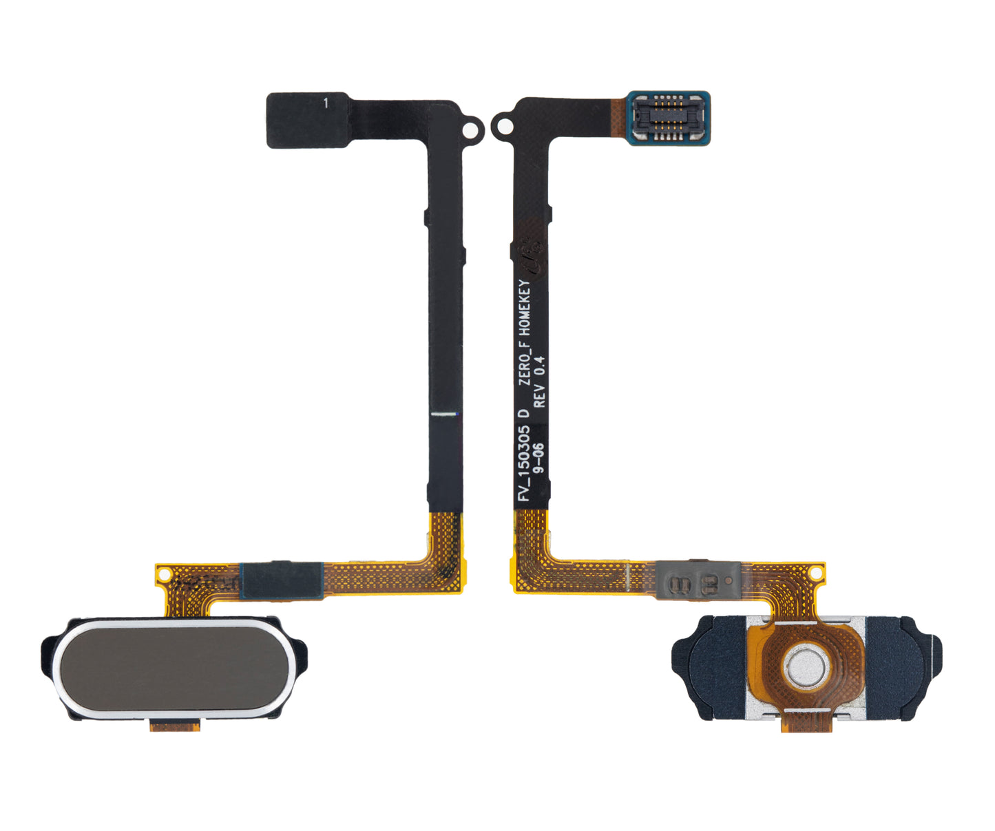 Home Button With Flex For Samsung Galaxy S6 (Gold)