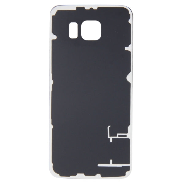 Back Cover Glass For Samsung Galaxy S6 (No Logo) (Aftermarket Plus) (White)