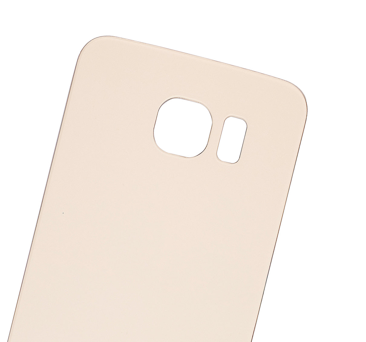 Back Cover Glass For Samsung Galaxy S6 (No Logo) (Aftermarket Plus) (Gold)