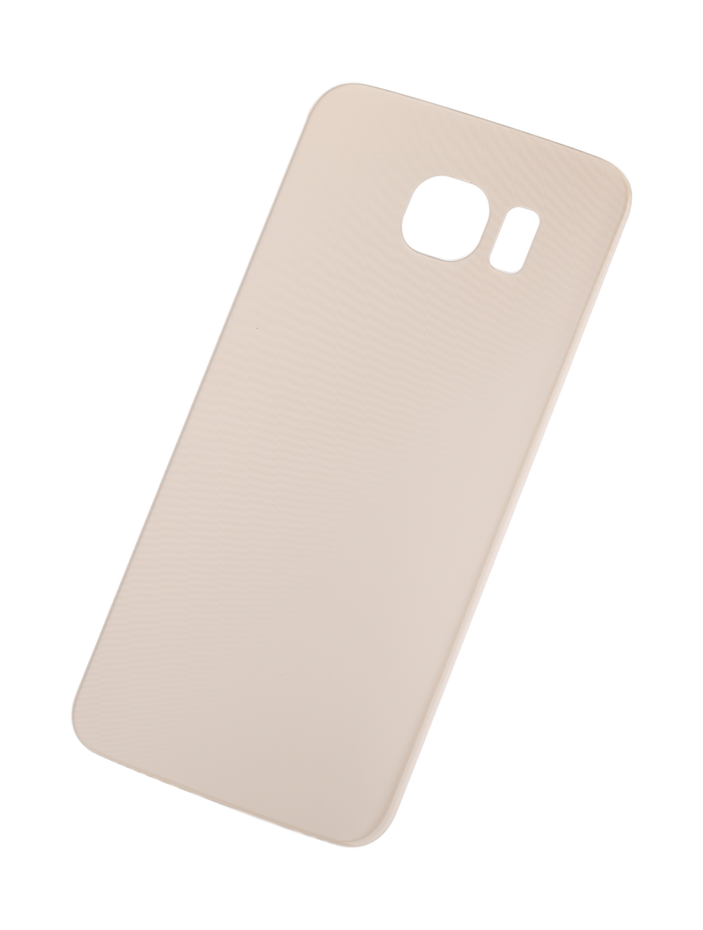 Back Cover Glass For Samsung Galaxy S6 (No Logo) (Aftermarket Plus) (Gold)
