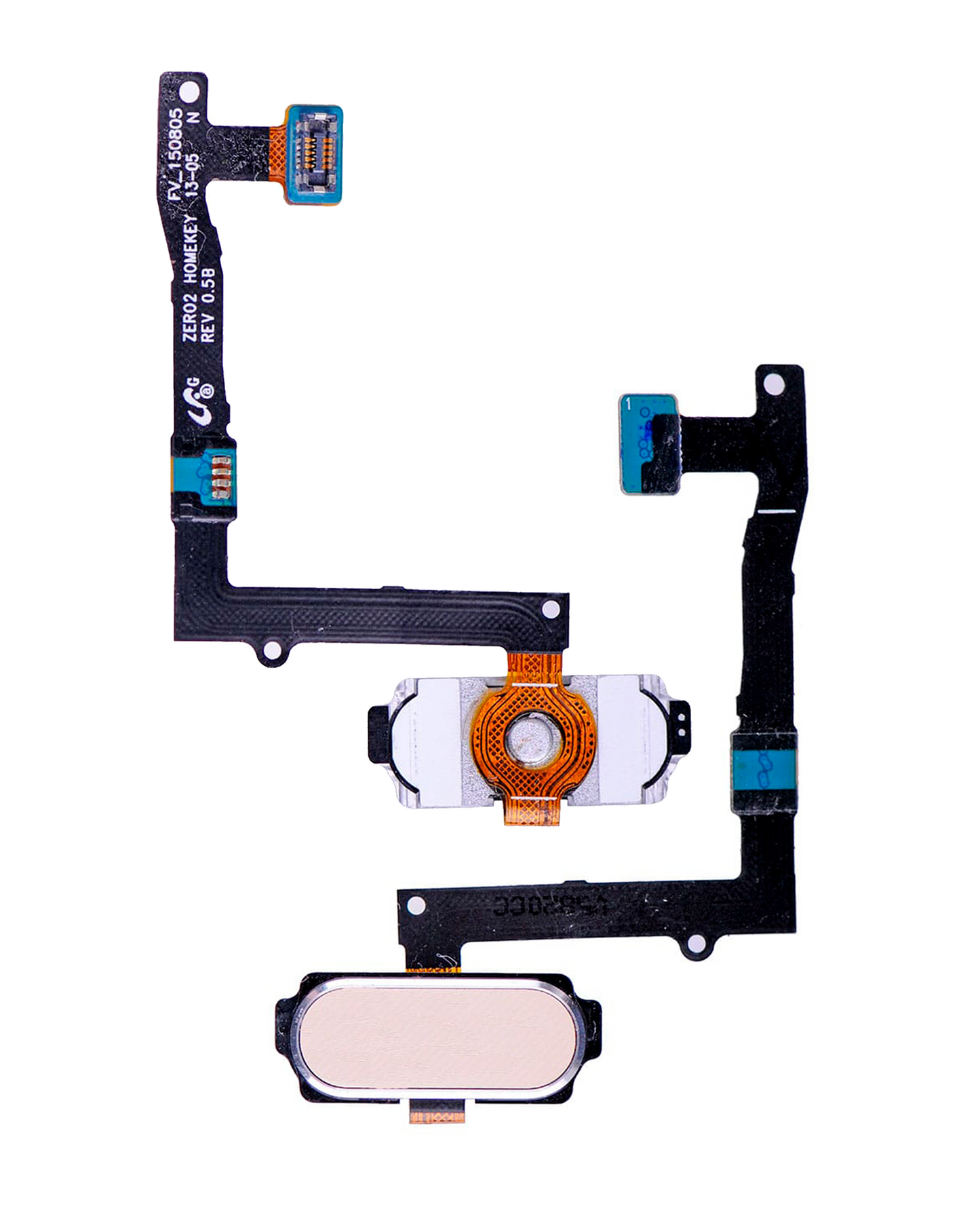 Home Button With Flex Cable For Samsung Galaxy S6 Edge Plus (Gold Platinum)