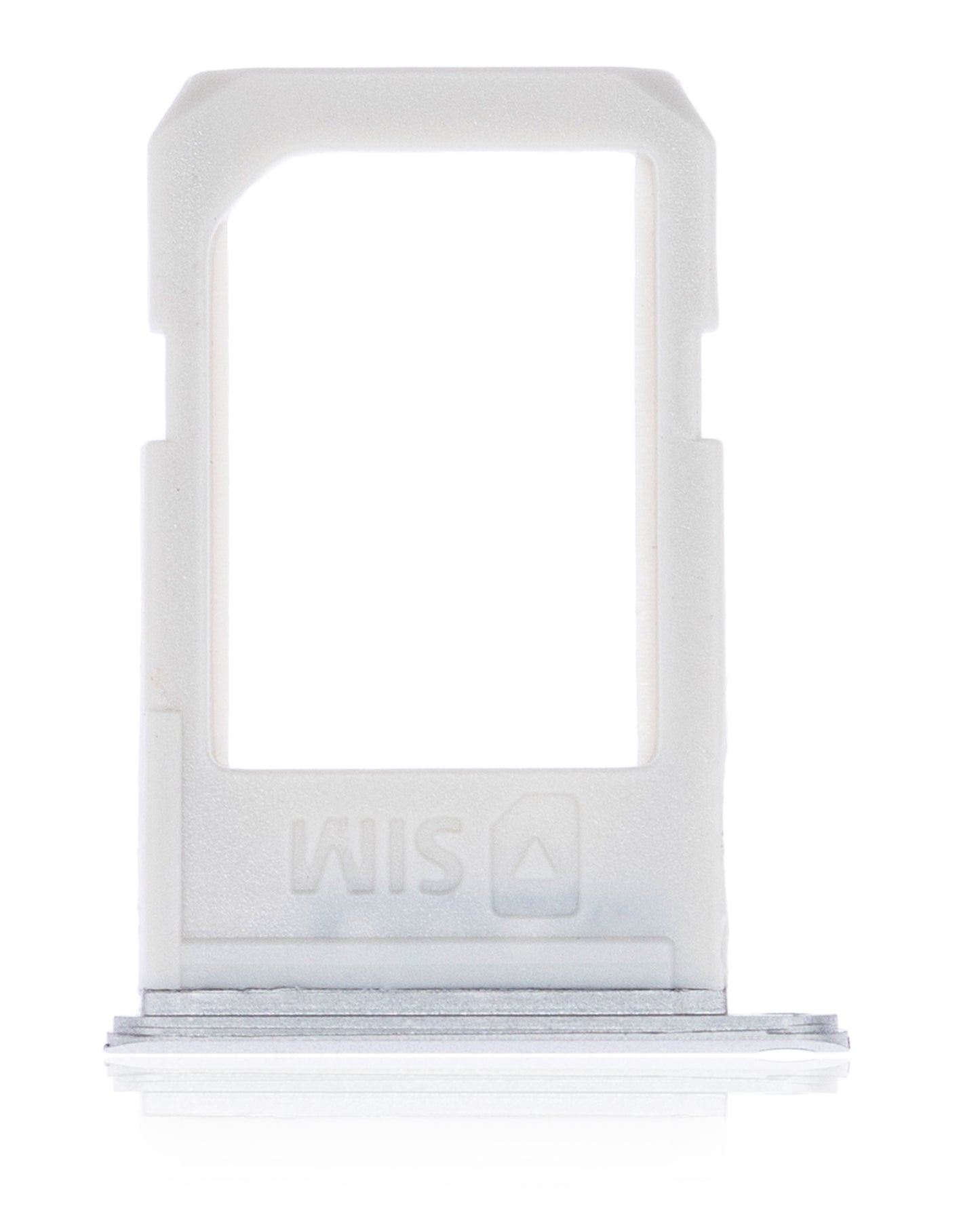 Sim Card Tray For Samsung Galaxy S6 Edge Plus (White Pearl / Silver)
