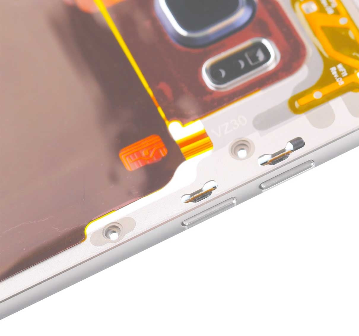 Mid-Frame Housing For Samsung Galaxy S6 Edge Plus (With Small Parts) (White Pearl)