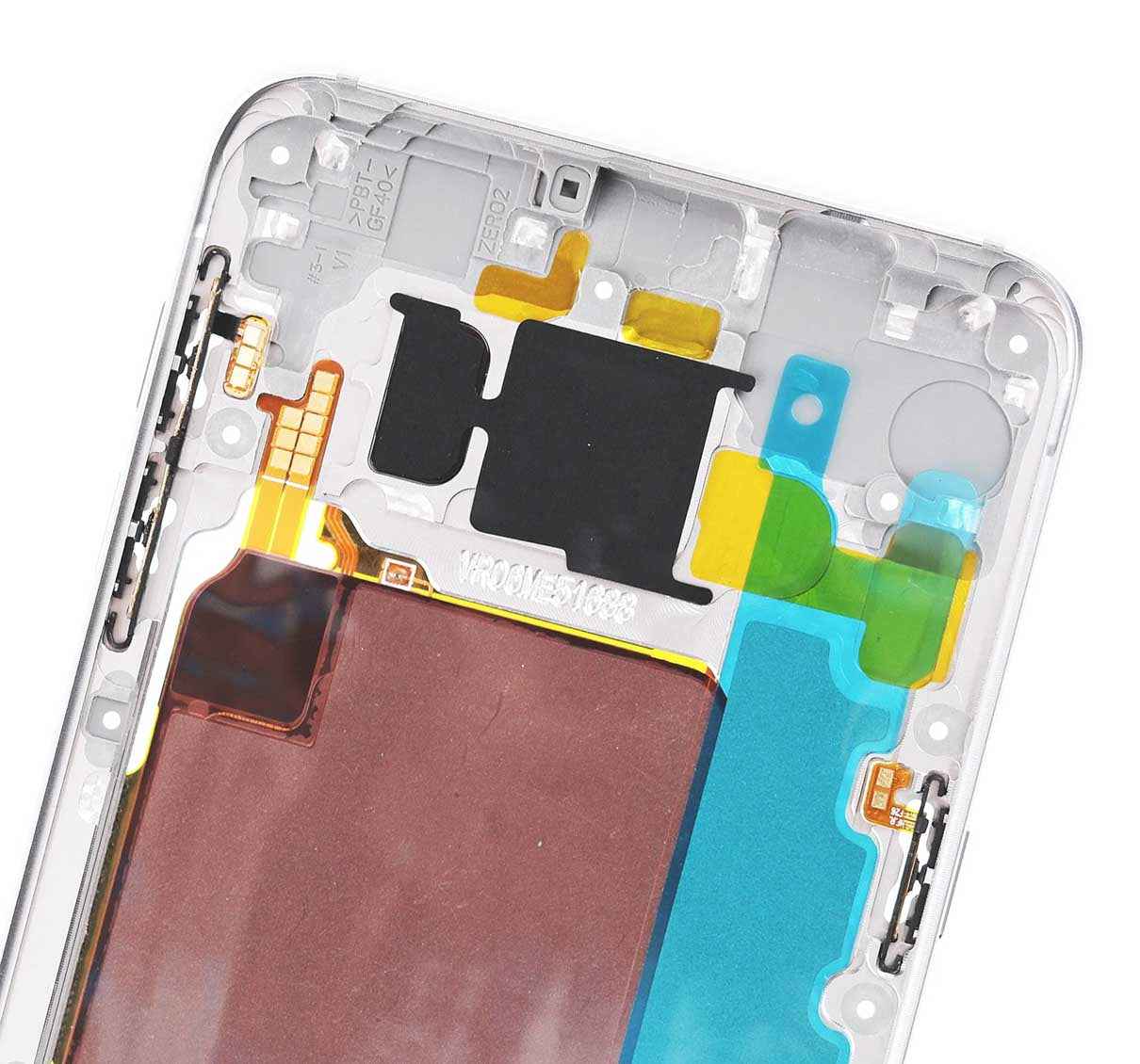 Mid-Frame Housing For Samsung Galaxy S6 Edge Plus (With Small Parts) (White Pearl)