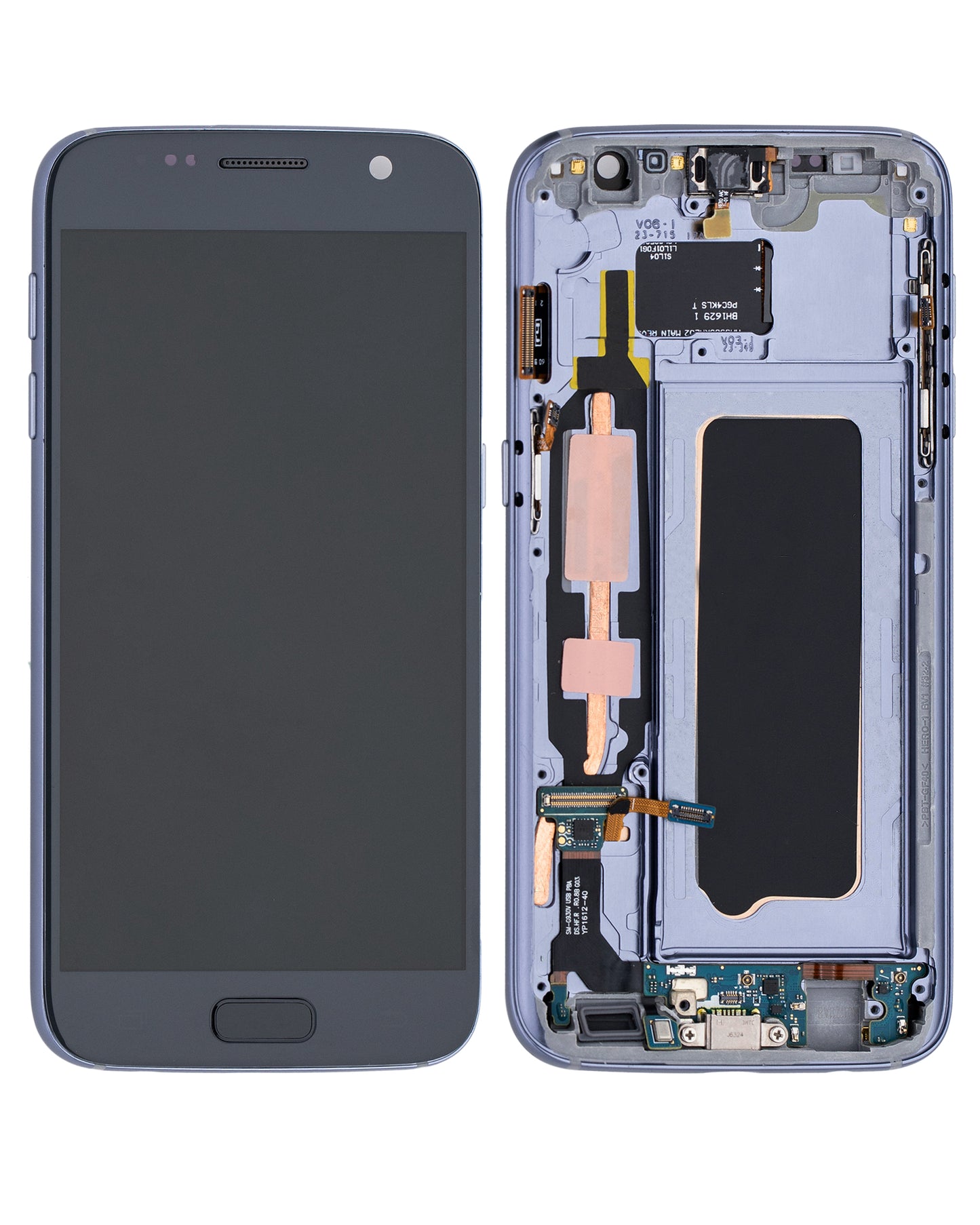 OLED Assembly With Frame For Samsung Galaxy S7 (Refurbished) (All US Models) (Black Onyx)
