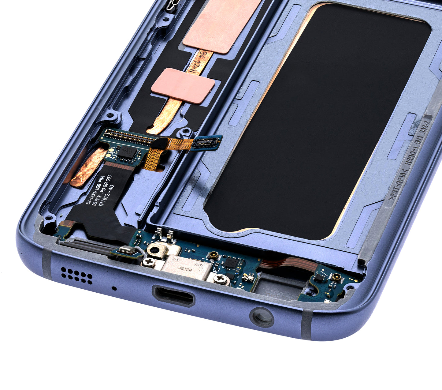 OLED Assembly With Frame For Samsung Galaxy S7 (Refurbished) (All US Models) (Black Onyx)