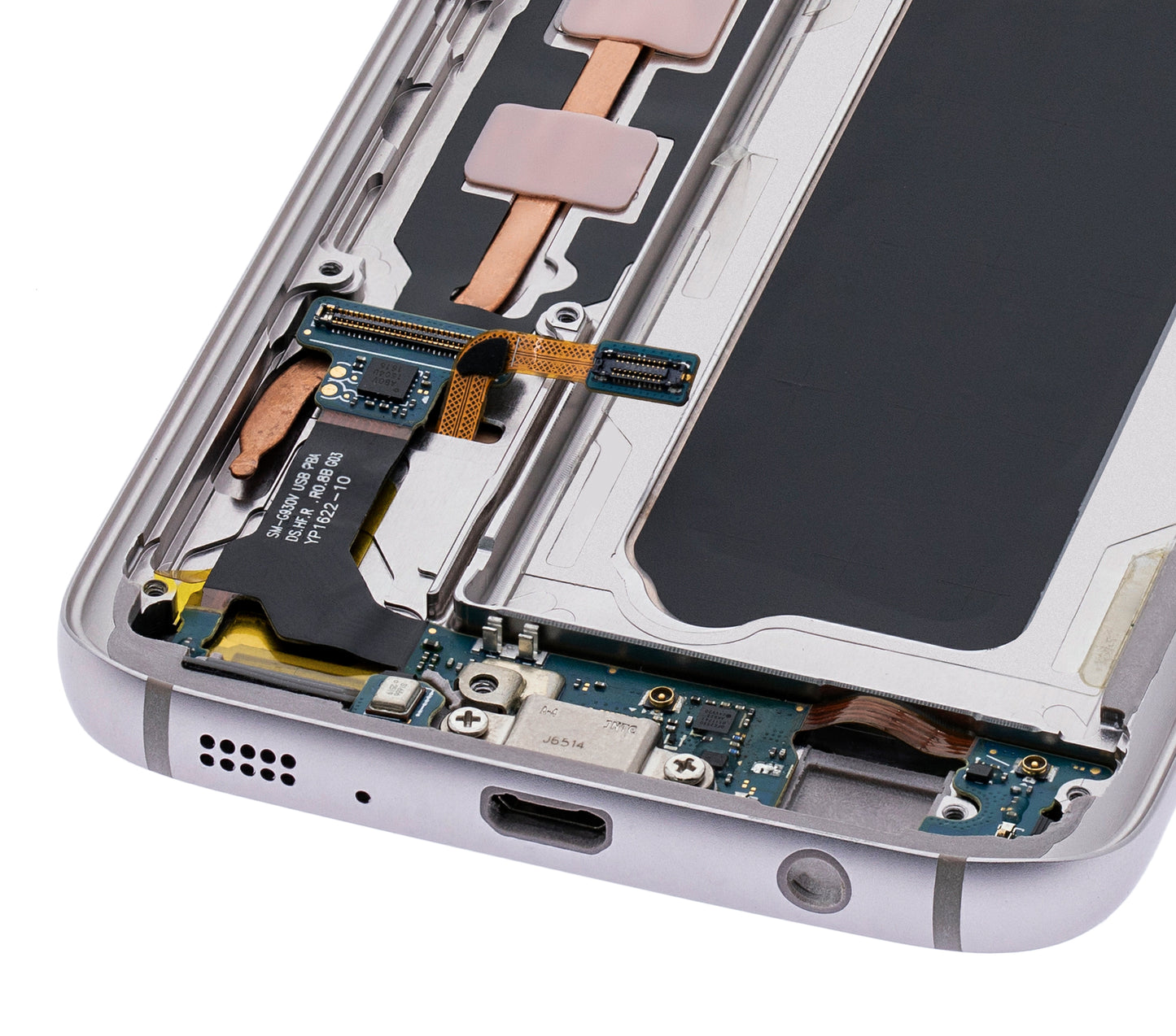 OLED Assembly With Frame For Samsung Galaxy S7 (Refurbished) (All US Models) (Gold Platinum)