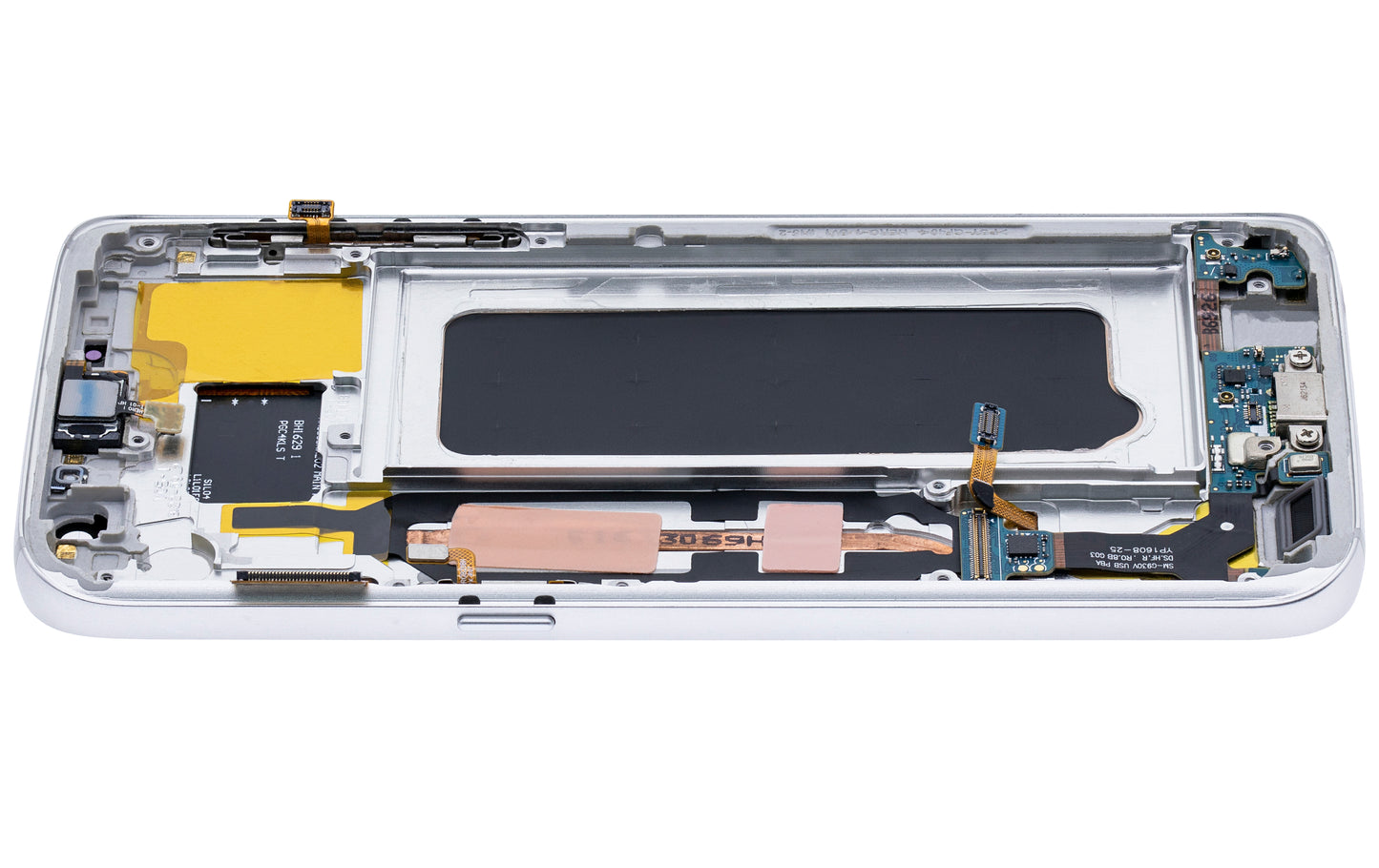 OLED Assembly With Frame For Samsung Galaxy S7 (Refurbished) (All US Models) (Silver Titanium)