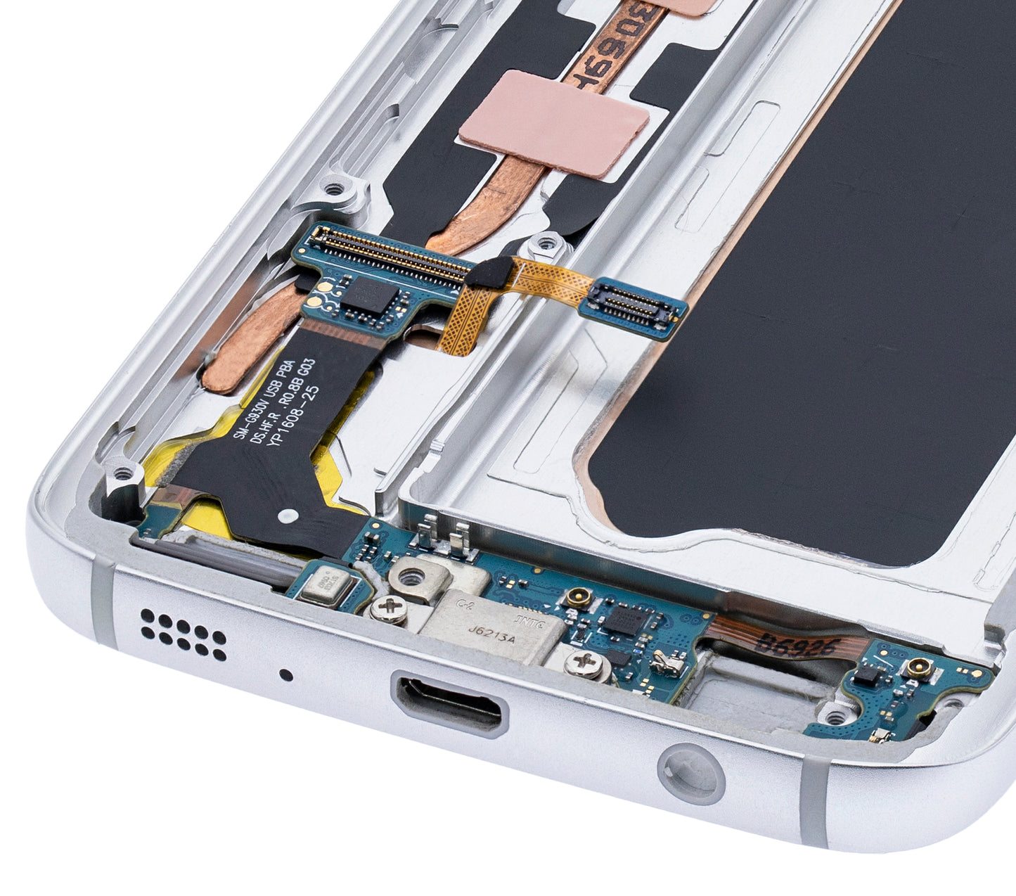 OLED Assembly With Frame For Samsung Galaxy S7 (Refurbished) (All US Models) (Silver Titanium)