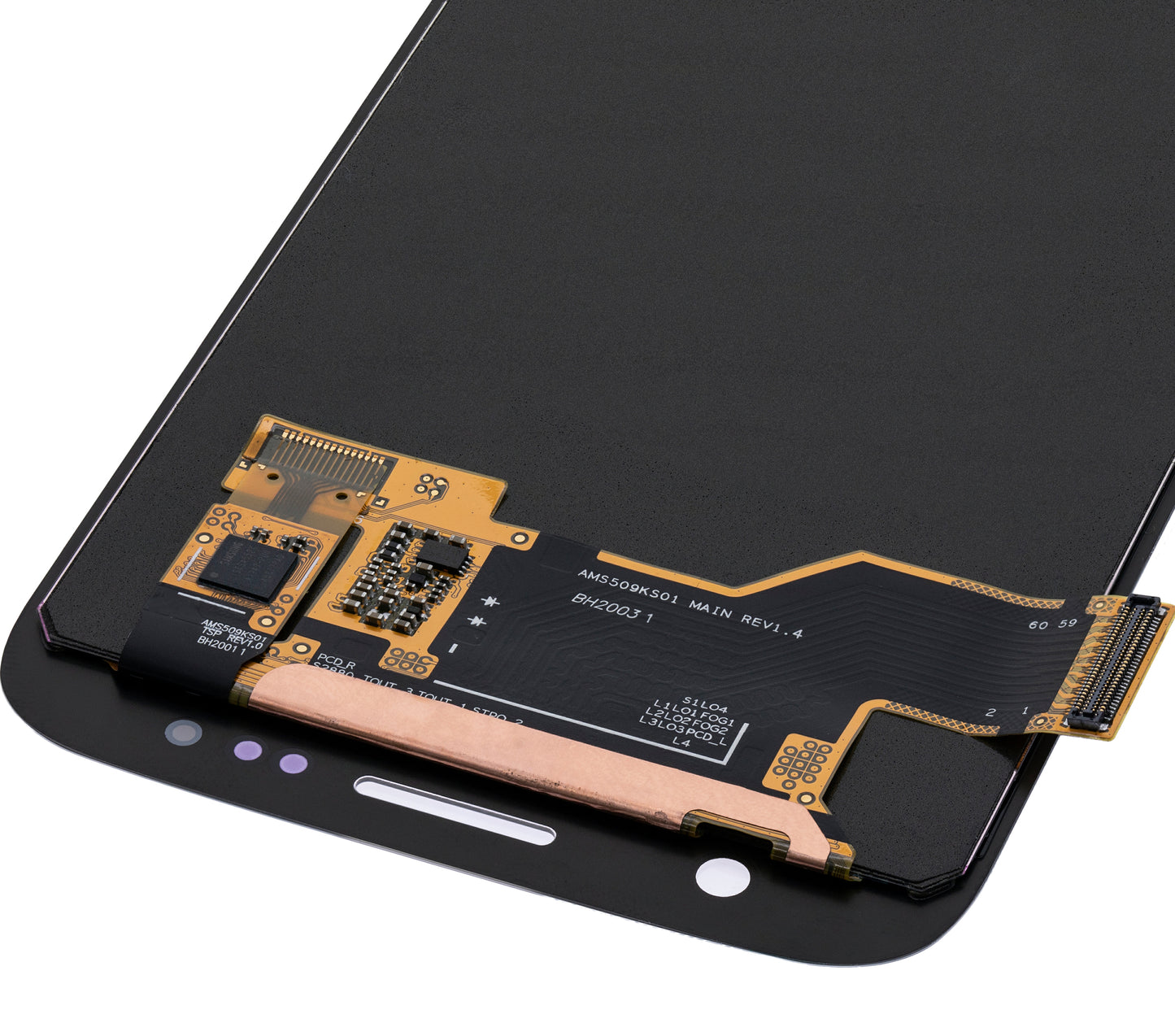 OLED Assembly Without Frame For Samsung Galaxy S7 (Refurbished) (Gold Platinum)