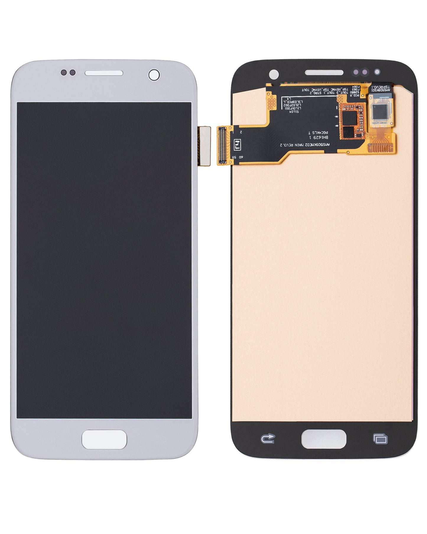 OLED Assembly Without Frame For Samsung Galaxy S7 (Refurbished) (Silver Titanium)
