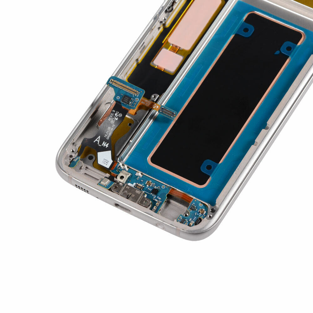 OLED Assembly With Frame For Samsung Galaxy S7 Edge (G935W8) (Service Pack) (Gold)