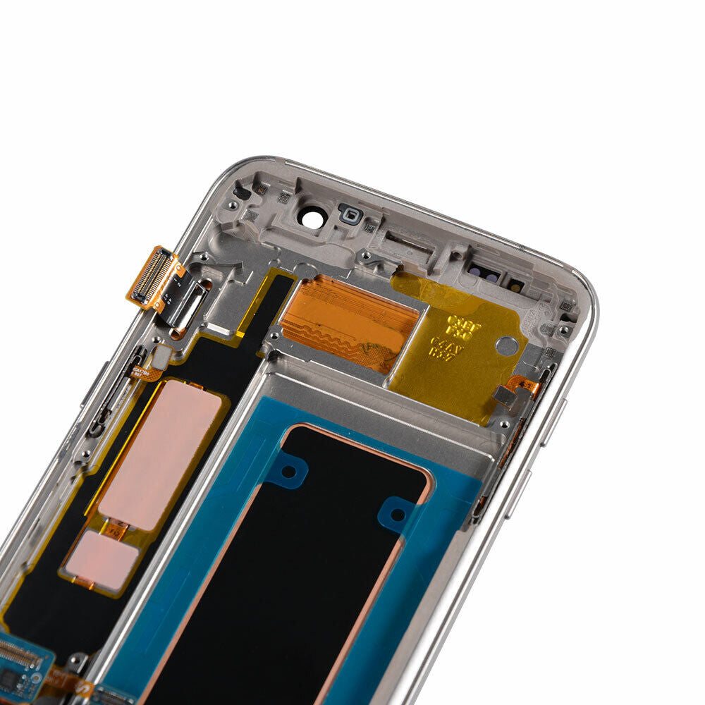 OLED Assembly With Frame For Samsung Galaxy S7 Edge (G935W8) (Service Pack) (Gold)