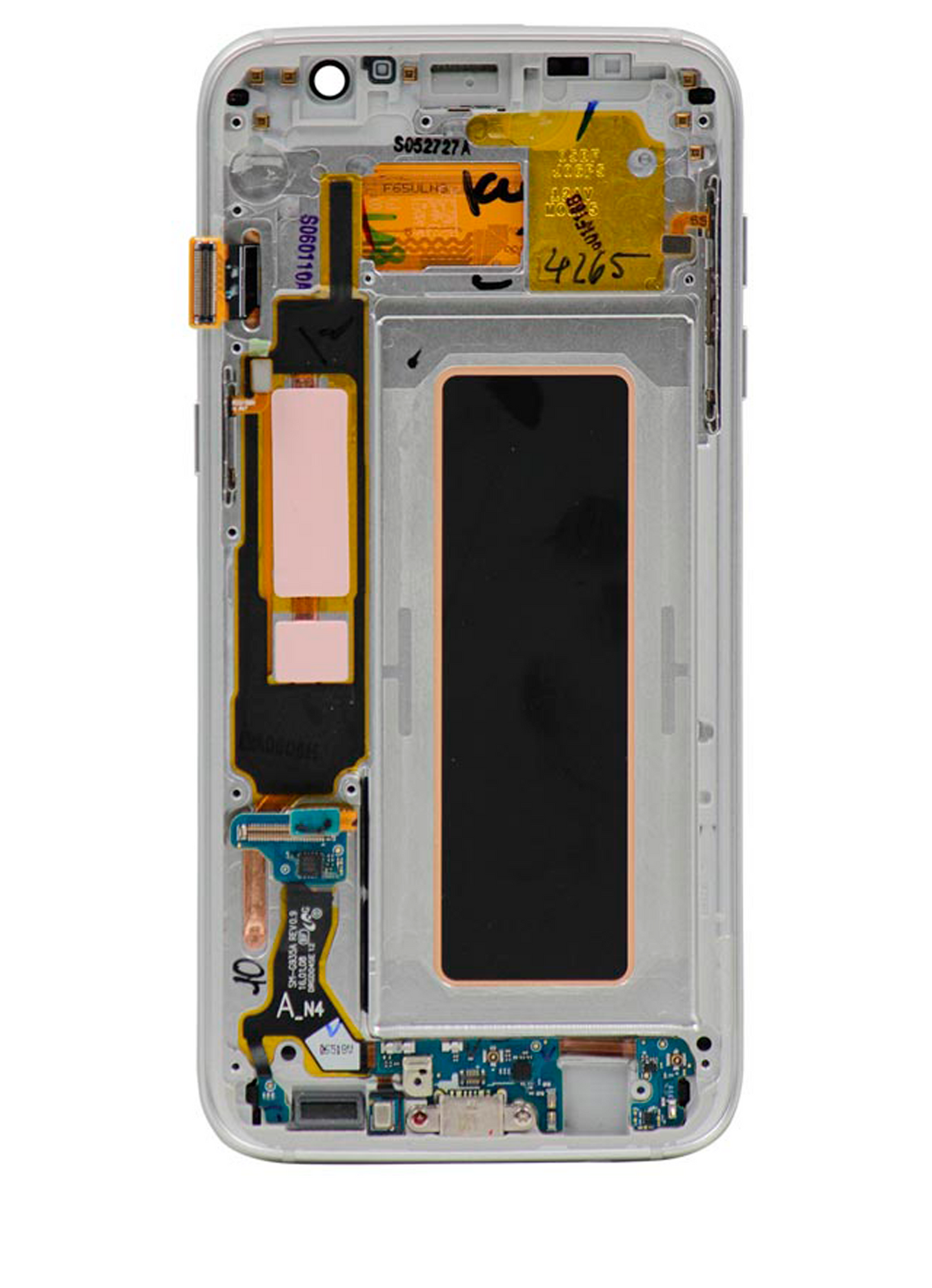 OLED Assembly With Frame For Samsung Galaxy S7 Edge (International / G935F) (Refurbished) (Silver)