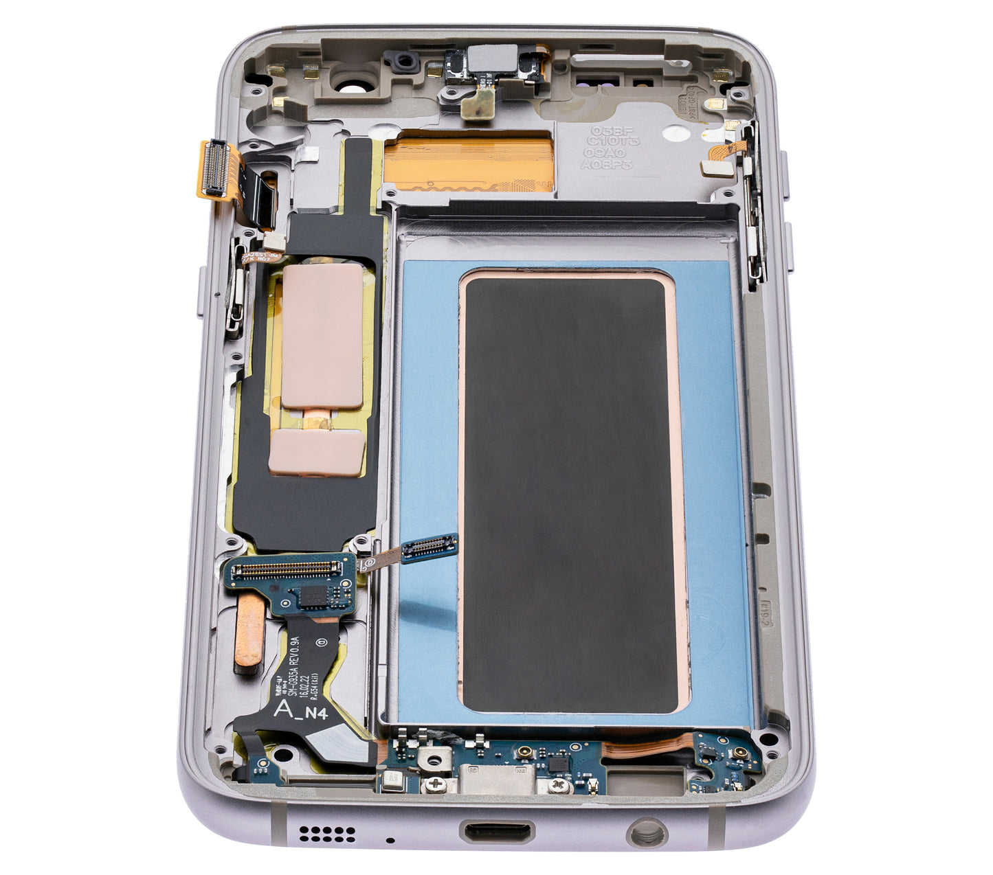 OLED Assembly With Frame For Samsung Galaxy S7 Edge G935A (North American Version) (Refurbished) (Gold Platinum)