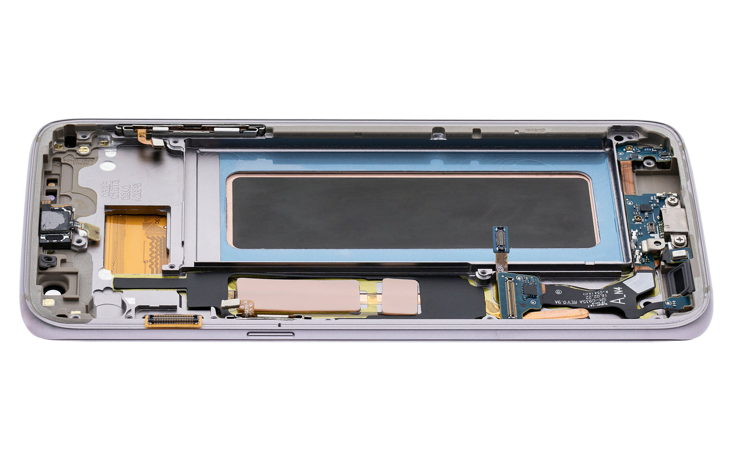 OLED Assembly With Frame For Samsung Galaxy S7 Edge G935A (North American Version) (Refurbished) (Gold Platinum)