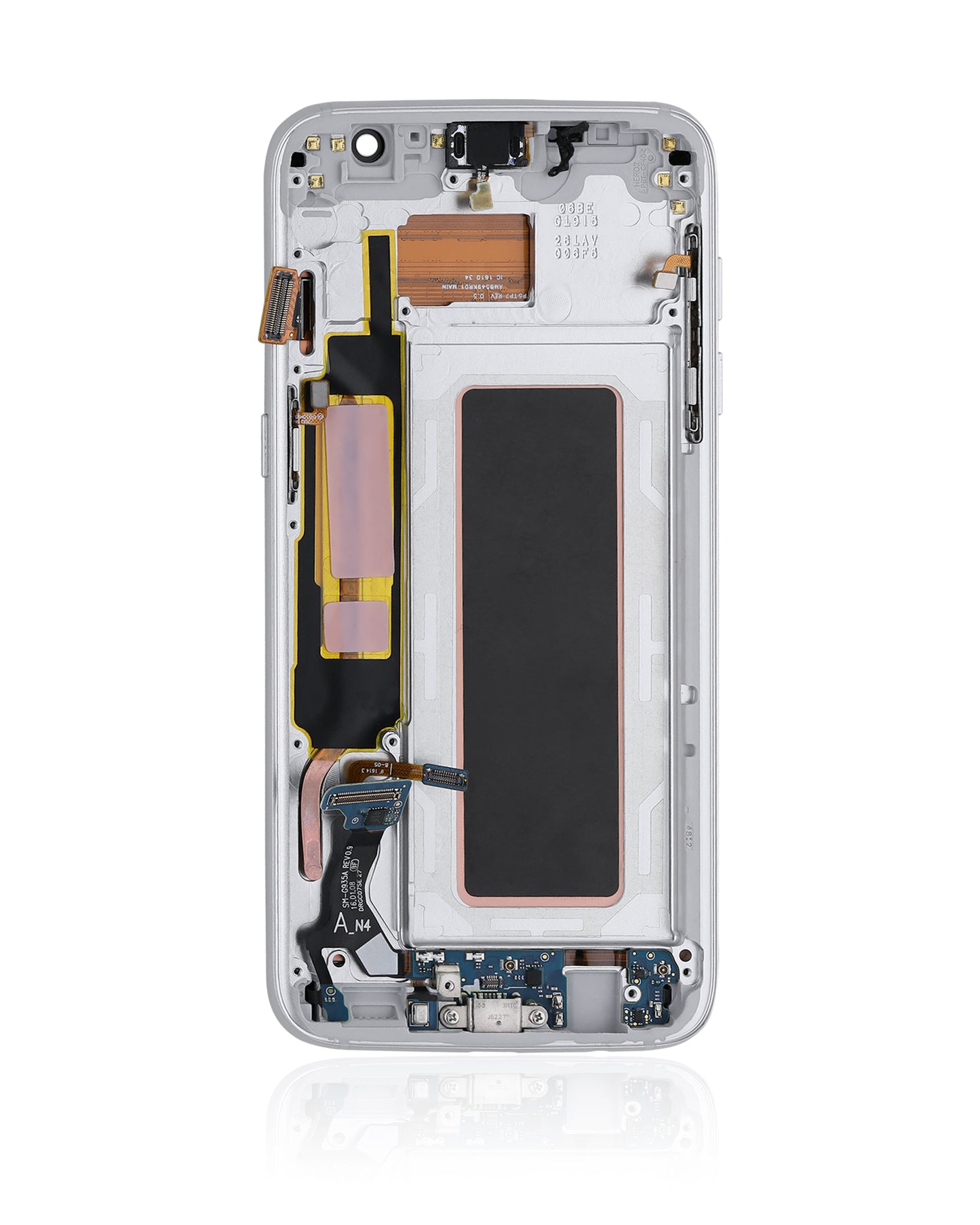 OLED Assembly With Frame For Samsung Galaxy S7 Edge G935A (North American Version) (Refurbished) (Silver)
