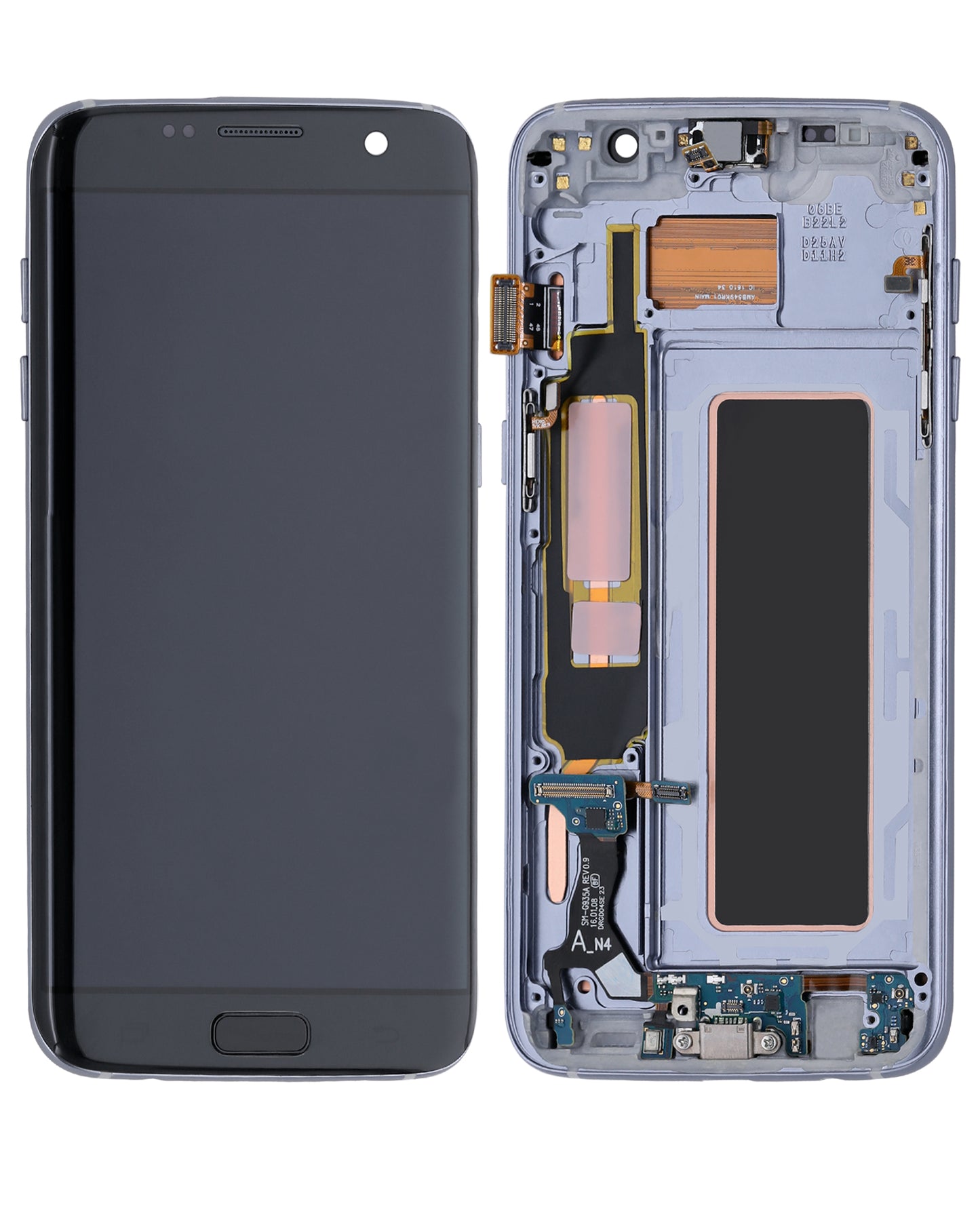 OLED Assembly With Frame For Samsung Galaxy S7 Edge G935A (North American Version) (Refurbished) (Black Onyx)
