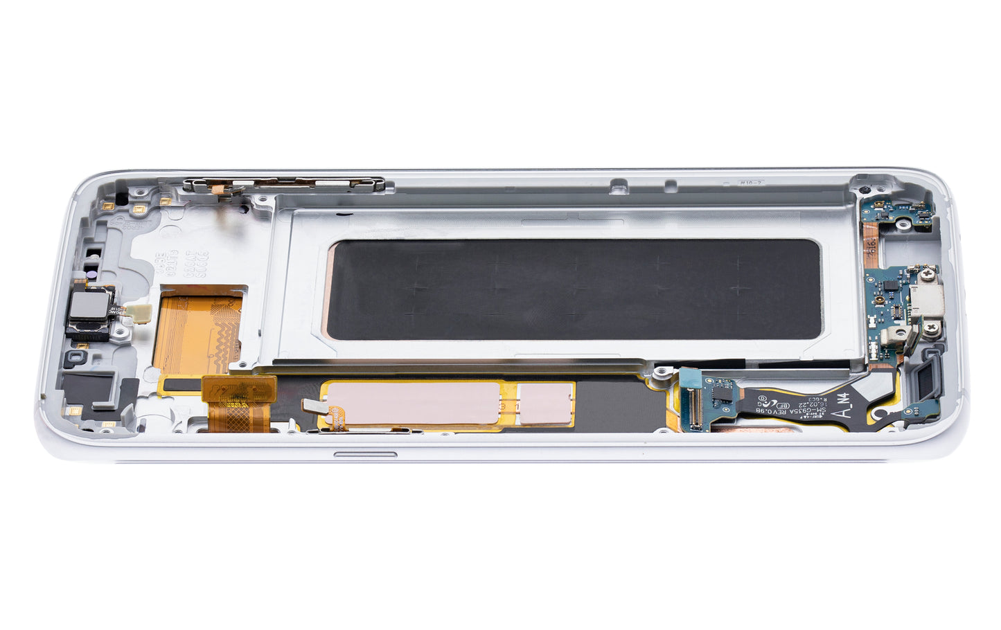 OLED Assembly With Frame For Samsung Galaxy S7 Edge G935A (North American Version) (Refurbished) (White Pearl)