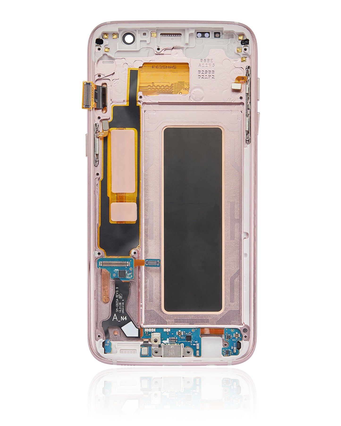 OLED Assembly With Frame For Samsung Galaxy S7 Edge G935A (North American Version) (Refurbished) (Rose Gold)
