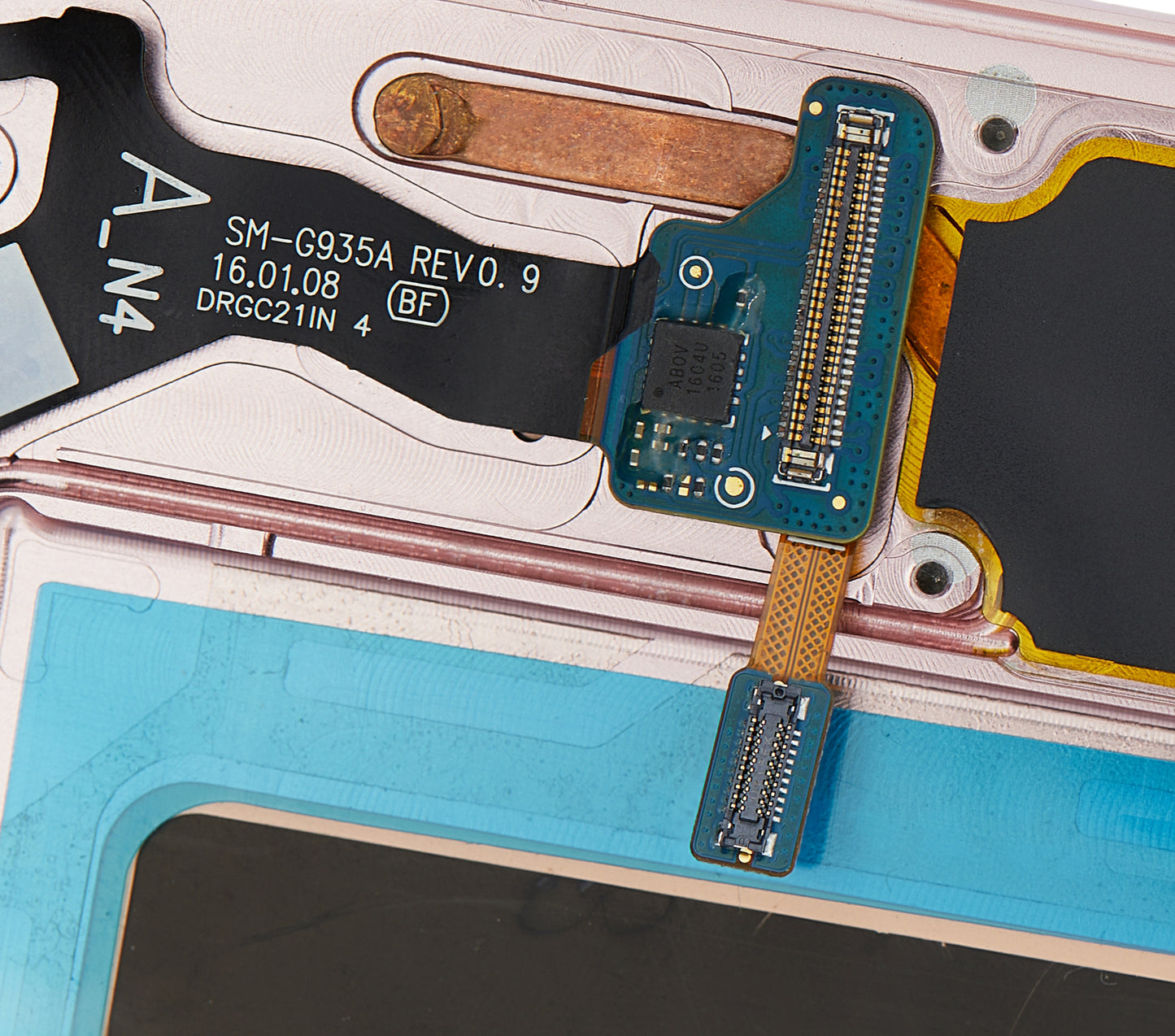 OLED Assembly With Frame For Samsung Galaxy S7 Edge G935A (North American Version) (Refurbished) (Rose Gold)