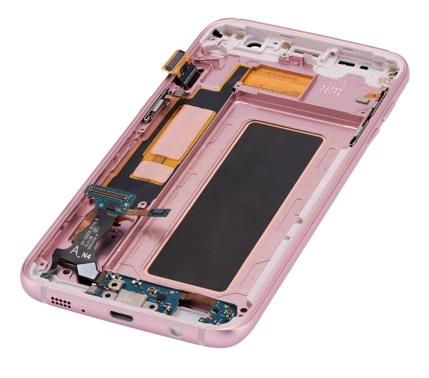 OLED Assembly With Frame For Samsung Galaxy S7 Edge G935A (North American Version) (Refurbished) (Rose Gold)